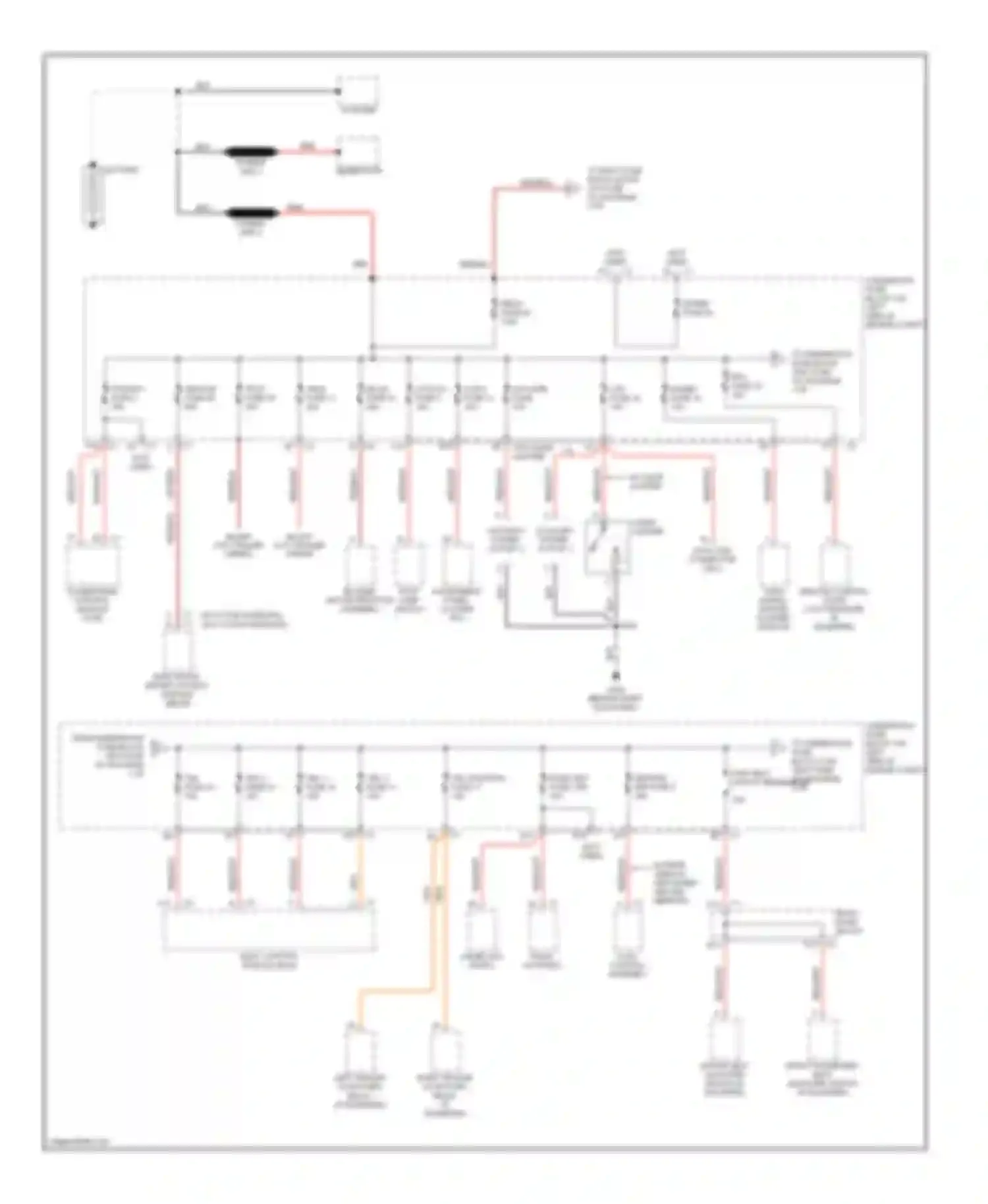 Savana H1500 GMC  (2003-2013): Power distribution circuit (1 of 6)