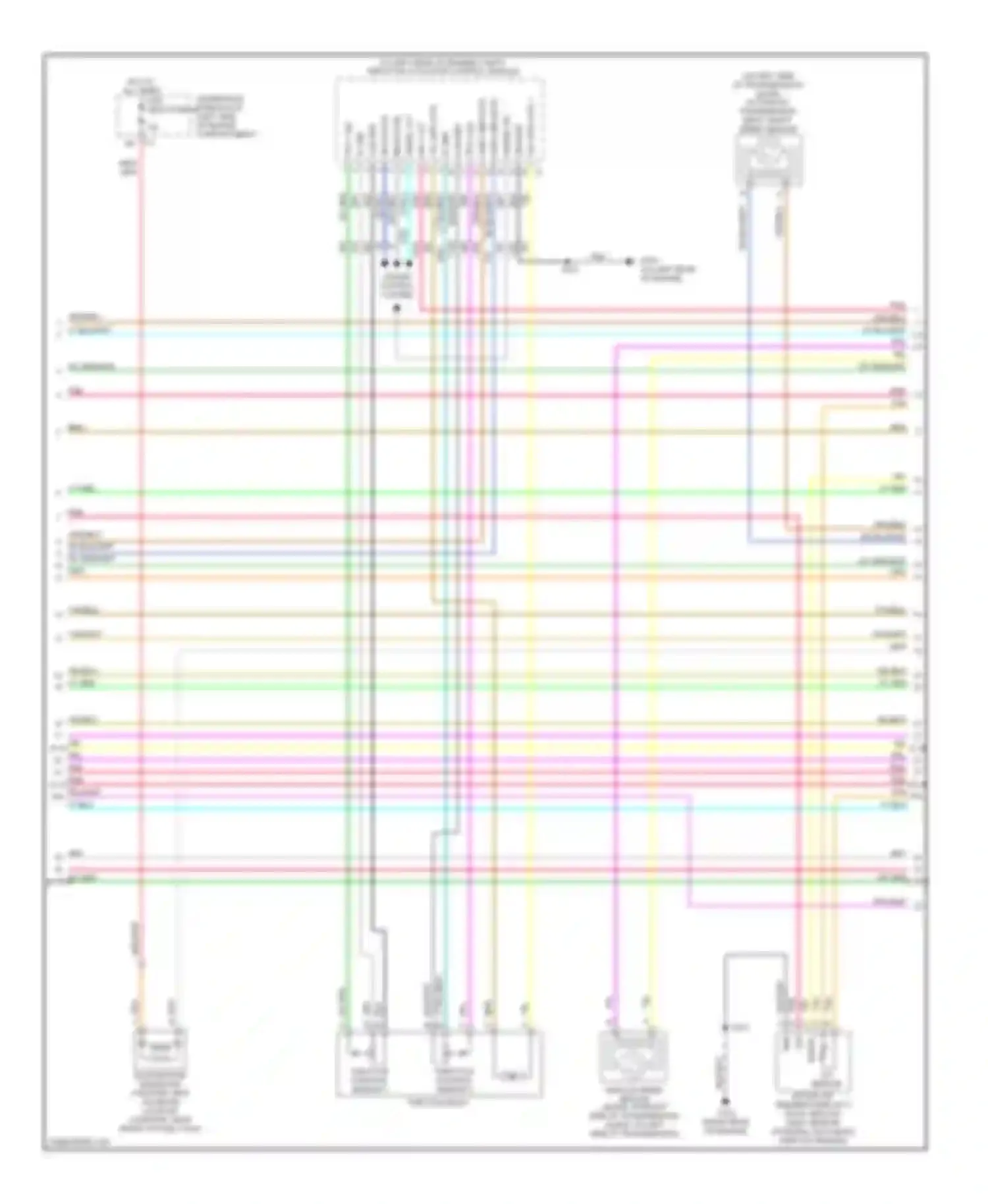 Wiring diagram throttle position sensor 1 for GMC Savana H1500  (2003-2013) (1 of 2)
