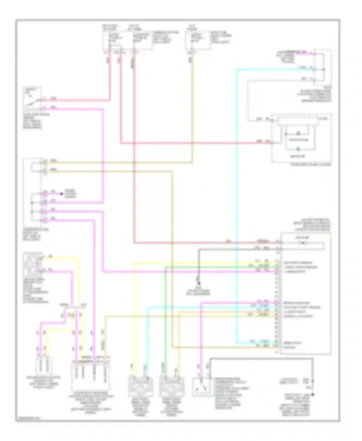 Wiring diagram vss low for GMC Savana H1500  (2003-2013) (1 of 2)