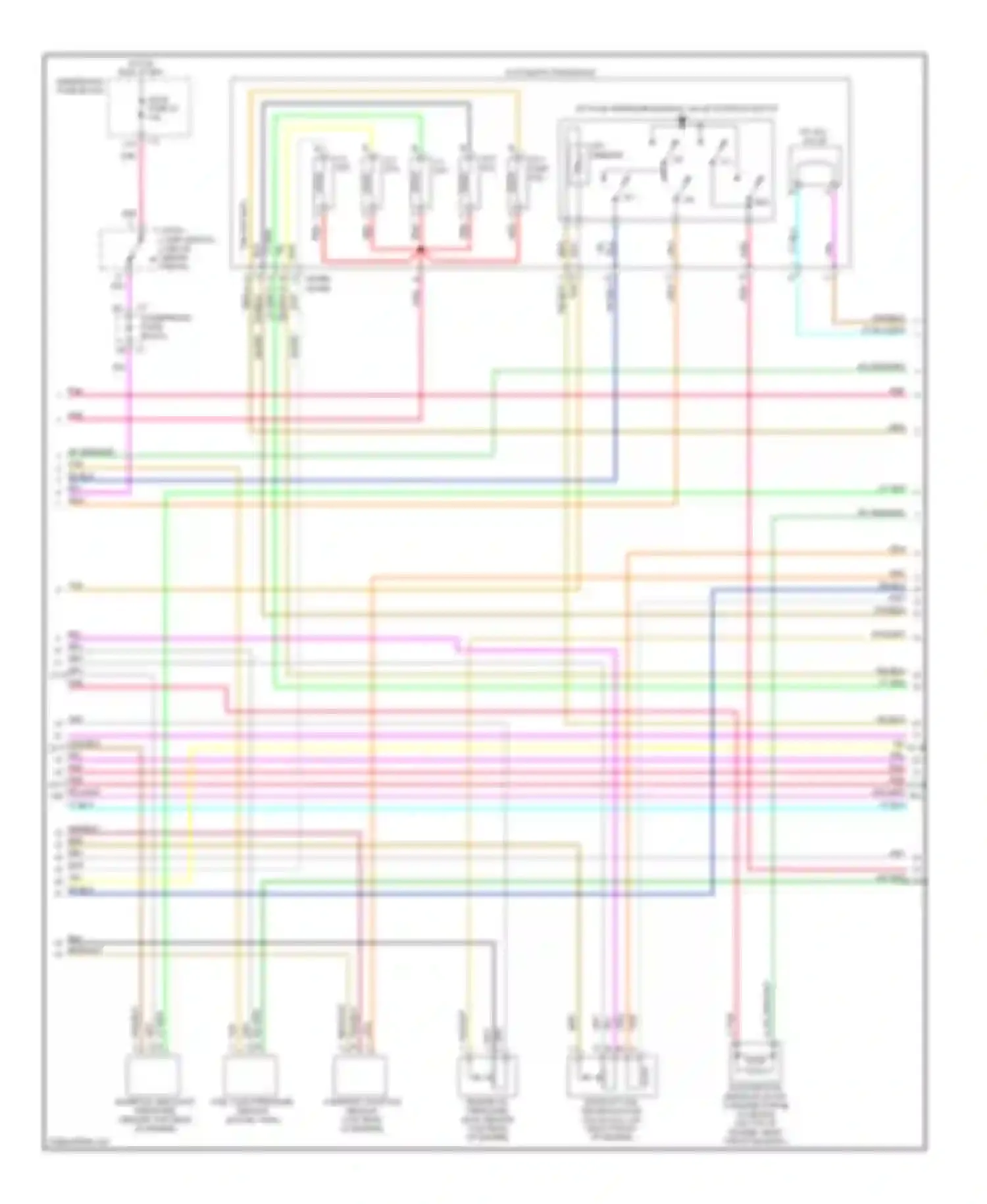 Savana H2500 GMC  (2003-2003): Wiring diagram engine performance 5.3l vin t (3 of 5)