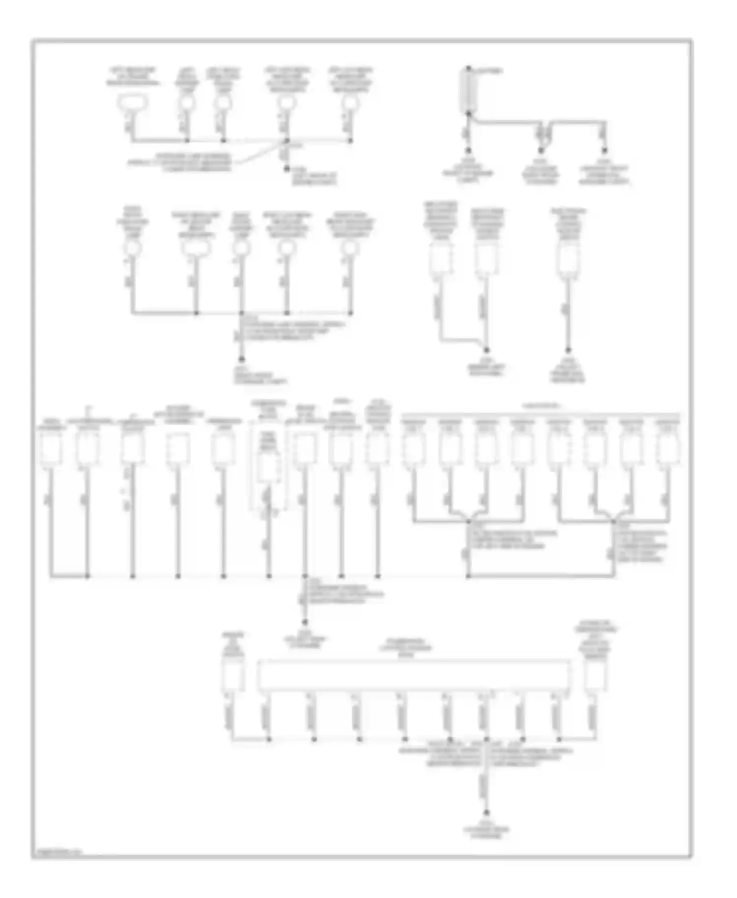 Savana H2500 GMC  (2003-2003): Ground distribution circuit (1 of 4)