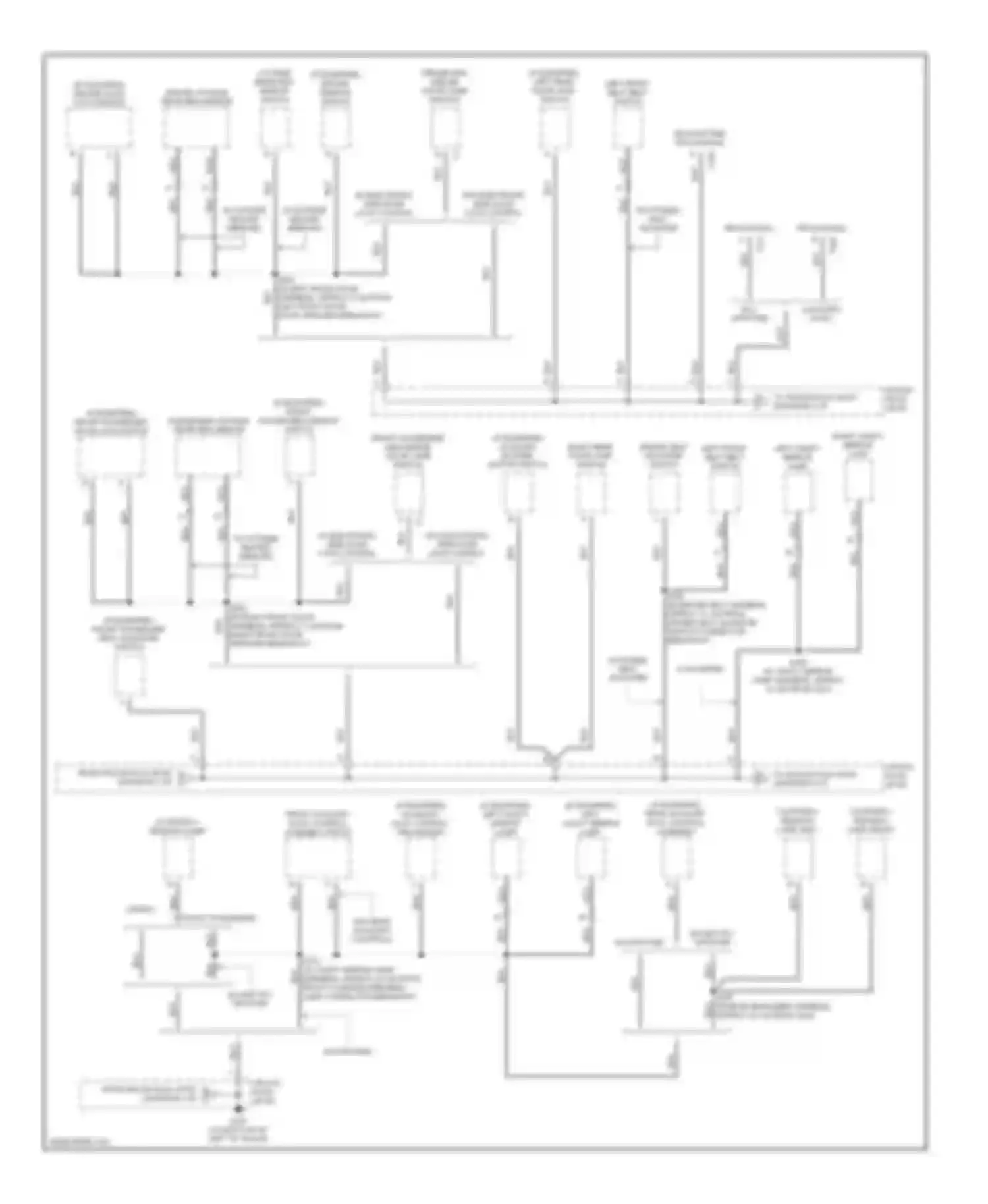 Savana H2500 GMC  (2003-2003): Ground distribution circuit (3 of 4)