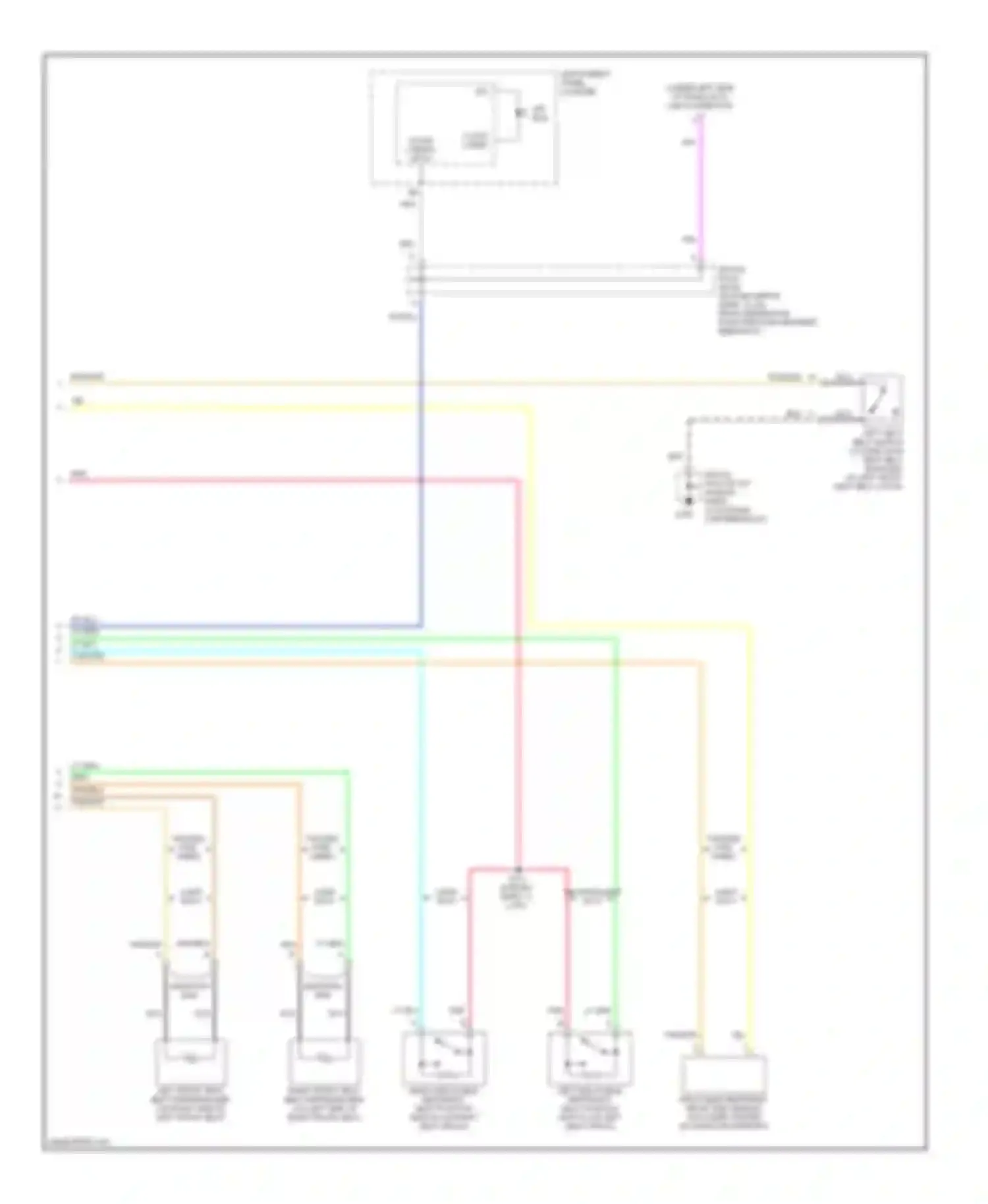 Savana H2500 GMC  (2003-2003): Supplemental restraints circuit (2 of 2)