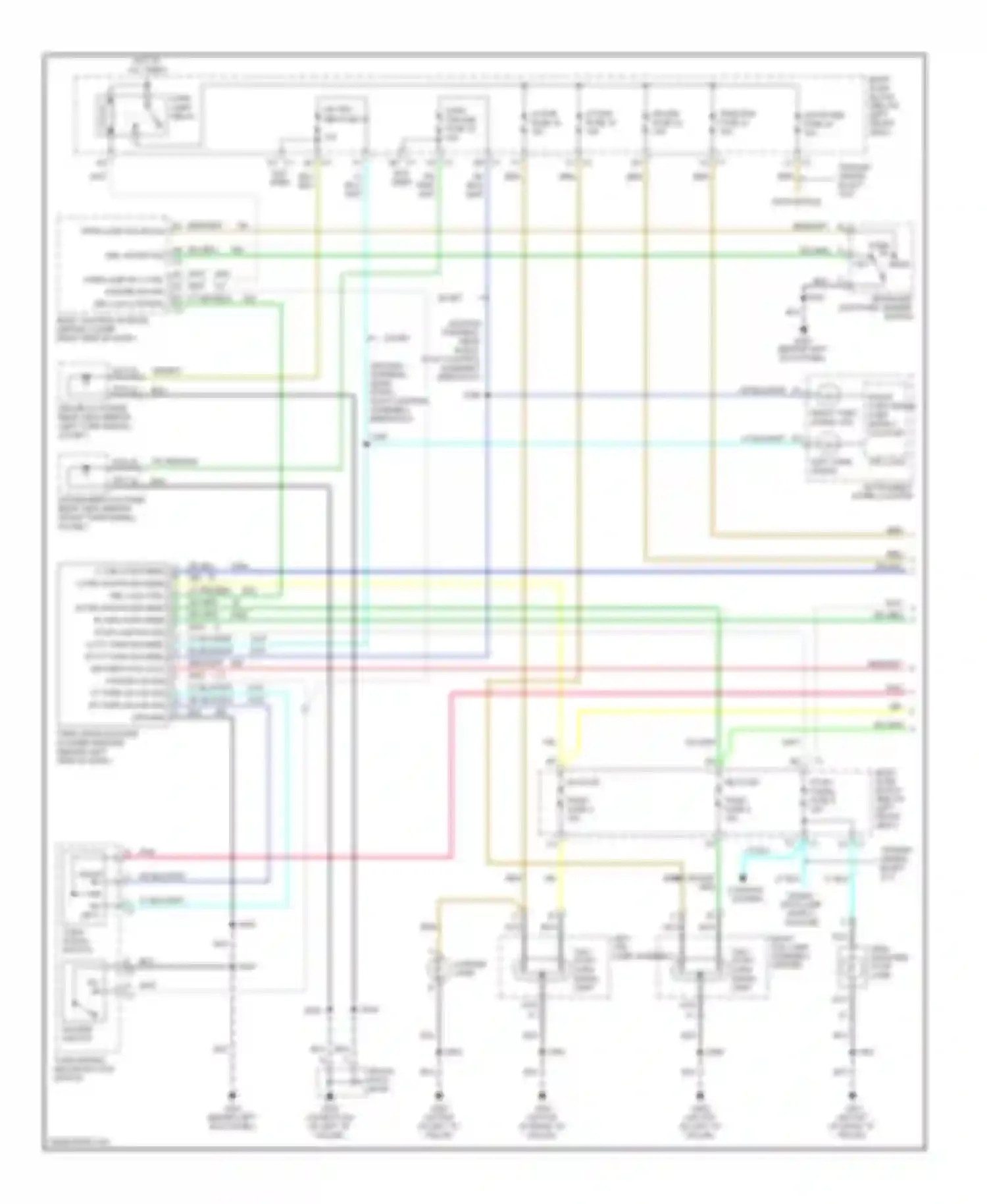 Wiring diagram lr stop/ turn fuse 4 for GMC Savana H2500  (2003-2003) (1 of 1)