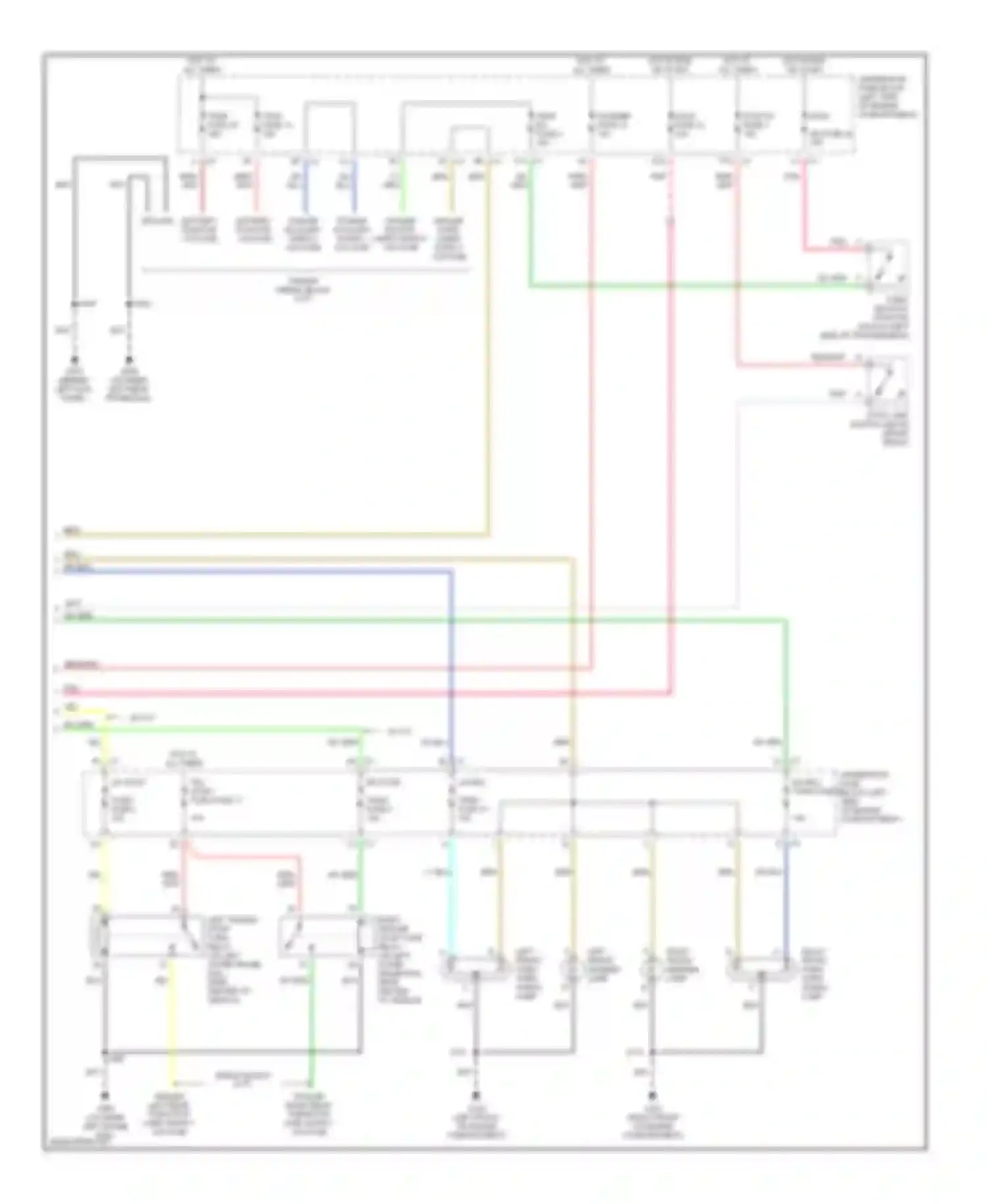 Wiring diagram rr stop/ turn fuse 4 for GMC Savana H2500  (2003-2003) (2 of 2)