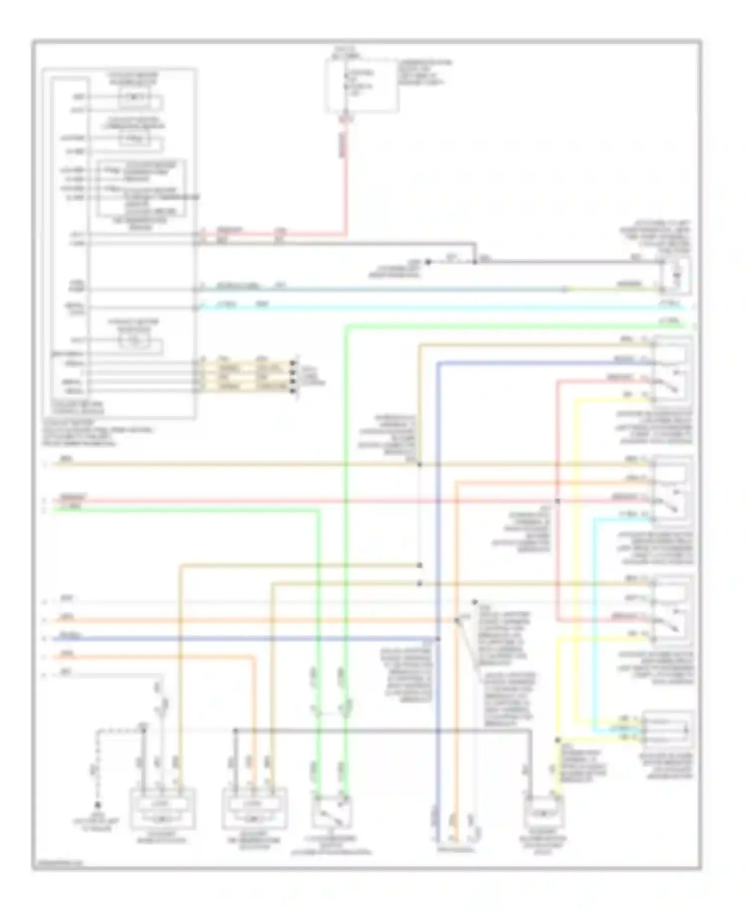 Savana Special G3500 GMC  (1996-2011): Manual a/c circuit, cargo van (2 of 3)