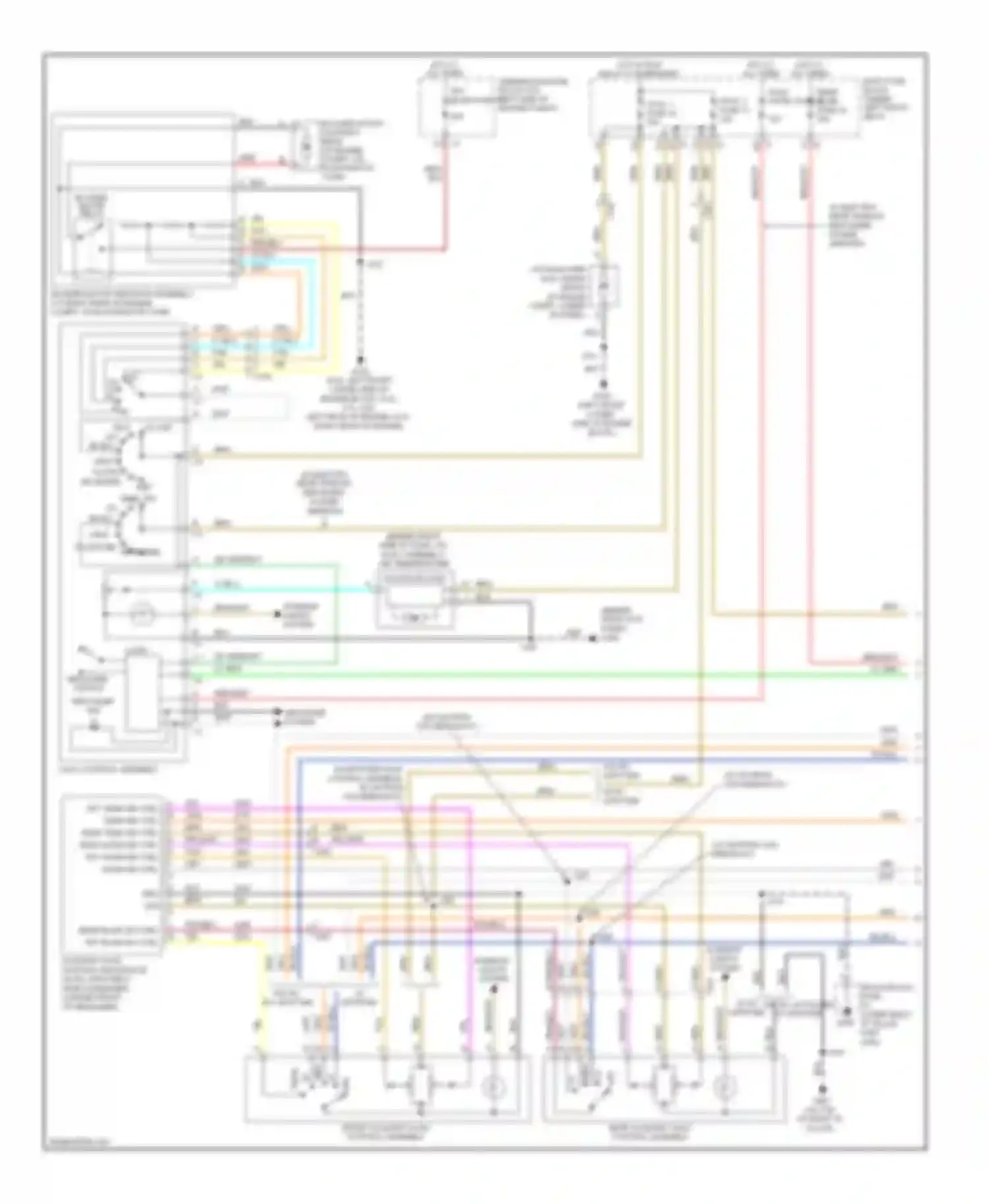 Savana Special G3500 GMC  (1996-2011): Manual a/c circuit, passenger van (1 of 3)