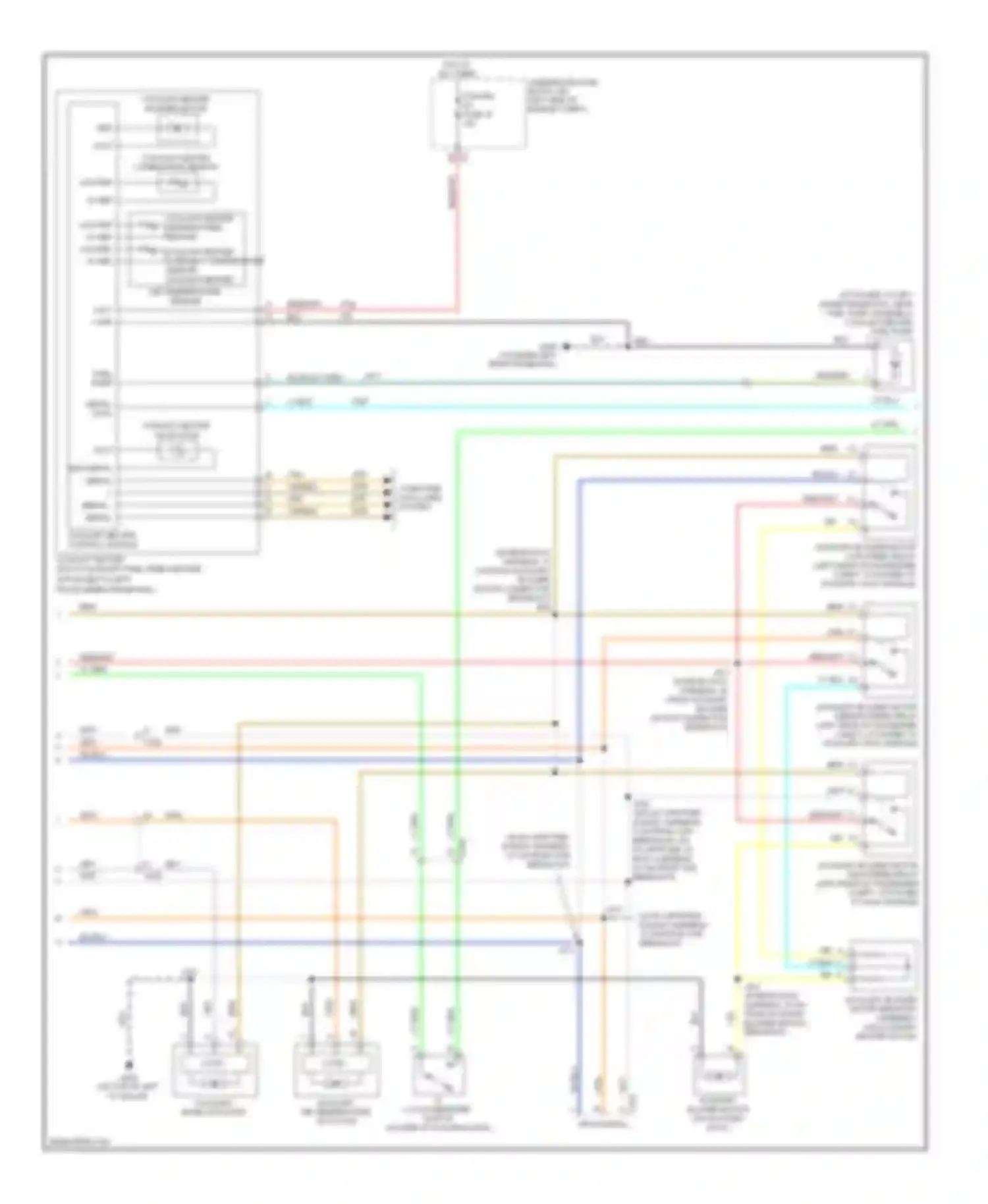 Savana Special G3500 GMC  (1996-2011): Manual a/c circuit, passenger van (2 of 3)