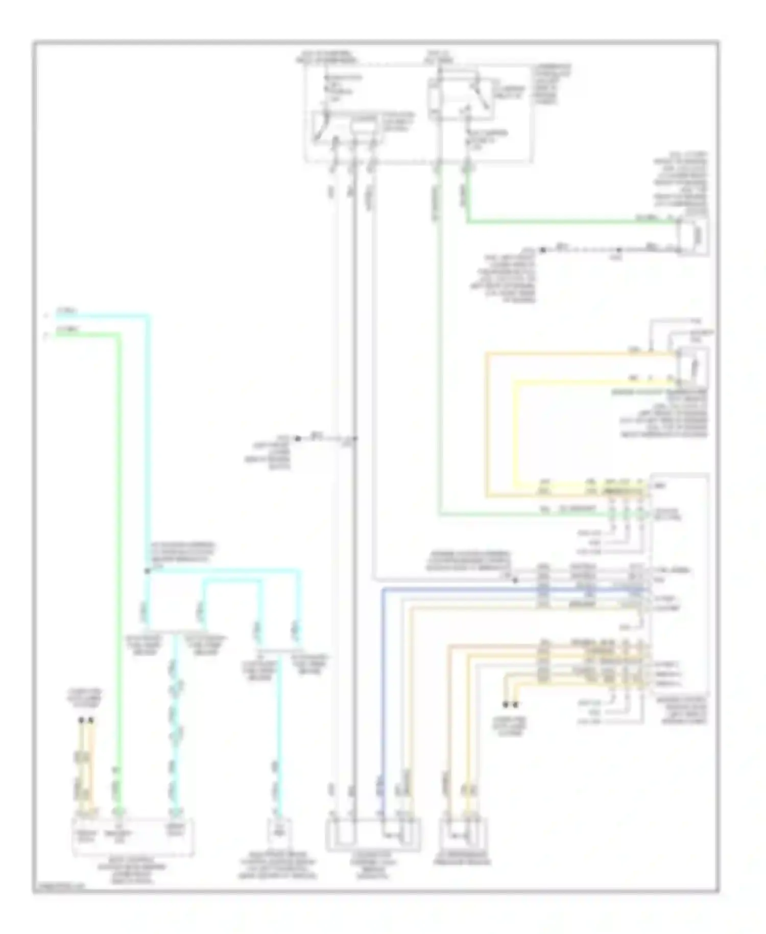 Savana Special G3500 GMC  (1996-2011): Manual a/c circuit, passenger van (3 of 3)