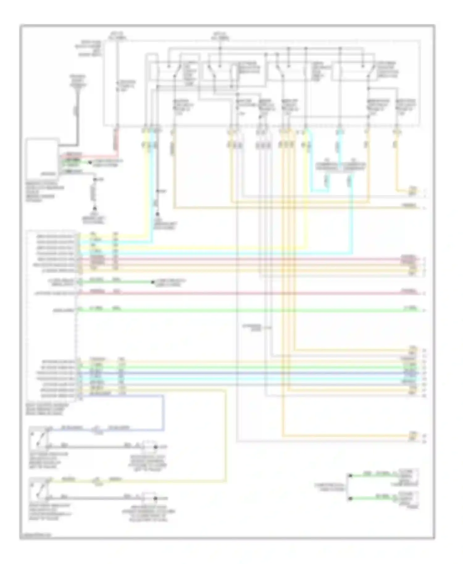 Savana Special G3500 GMC  (1996-2011): Forced entry circuit (1 of 2)