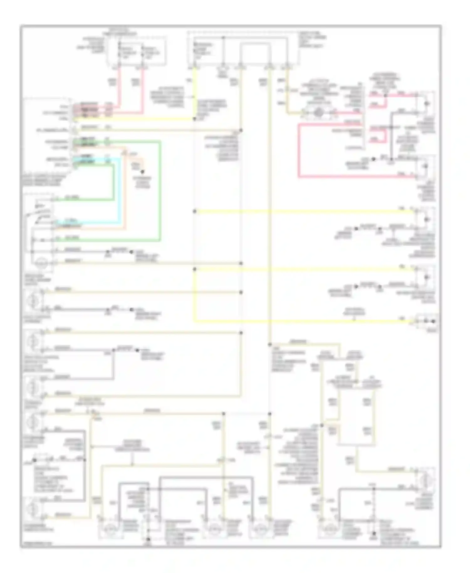 Savana Special G3500 GMC  (1996-2011): Instrument illumination circuit