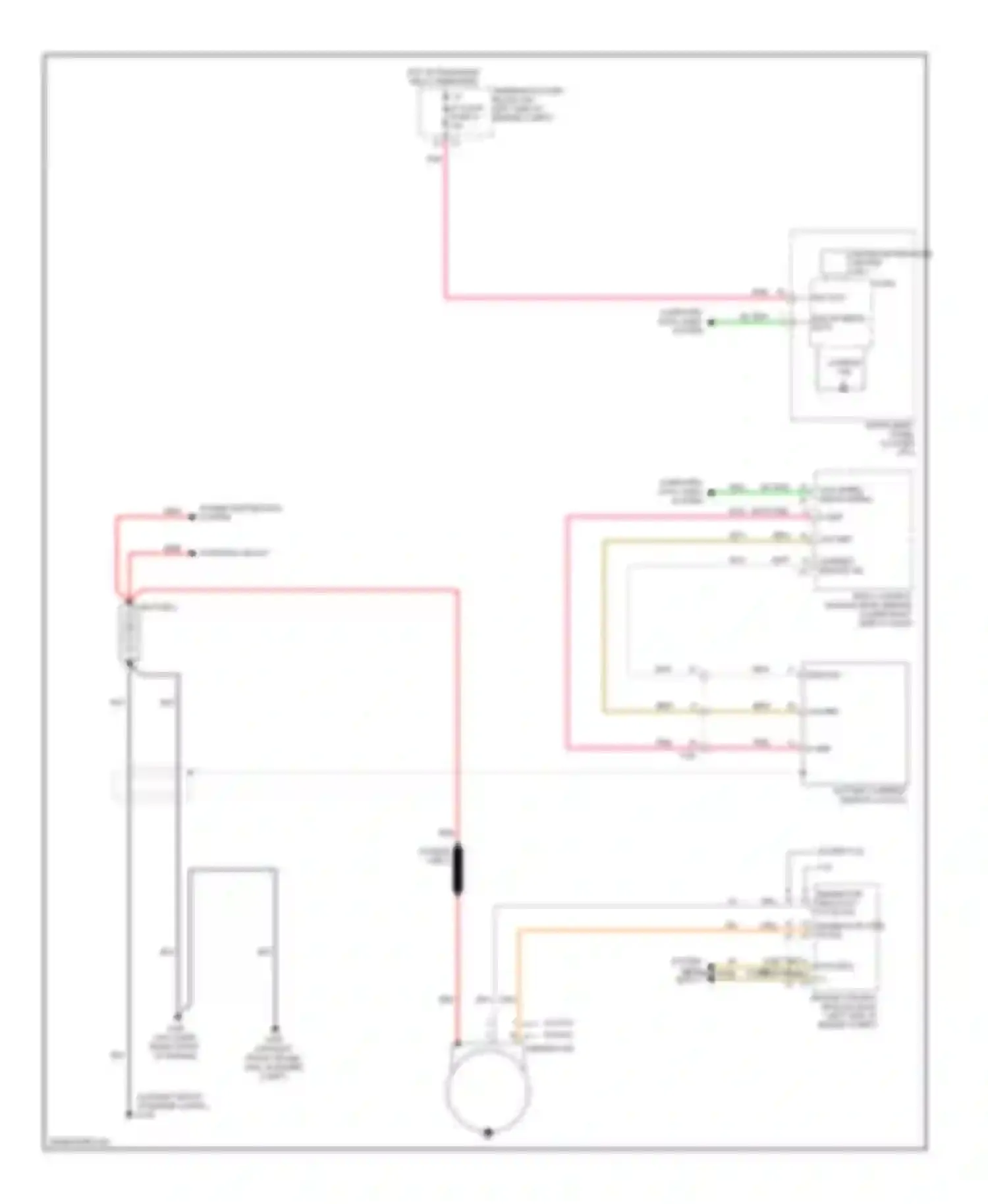 Savana Special G3500 GMC  (1996-2011): 4.8l vin a, charging circuit