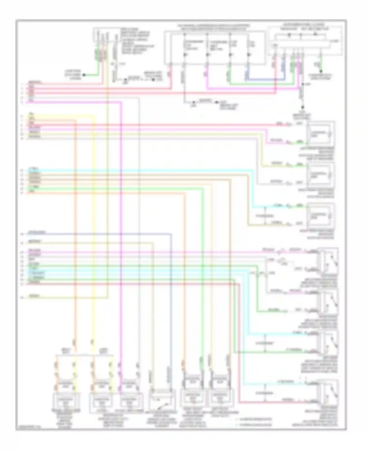 Savana Special G3500 GMC  (1996-2011): Supplemental restraints circuit (2 of 2)