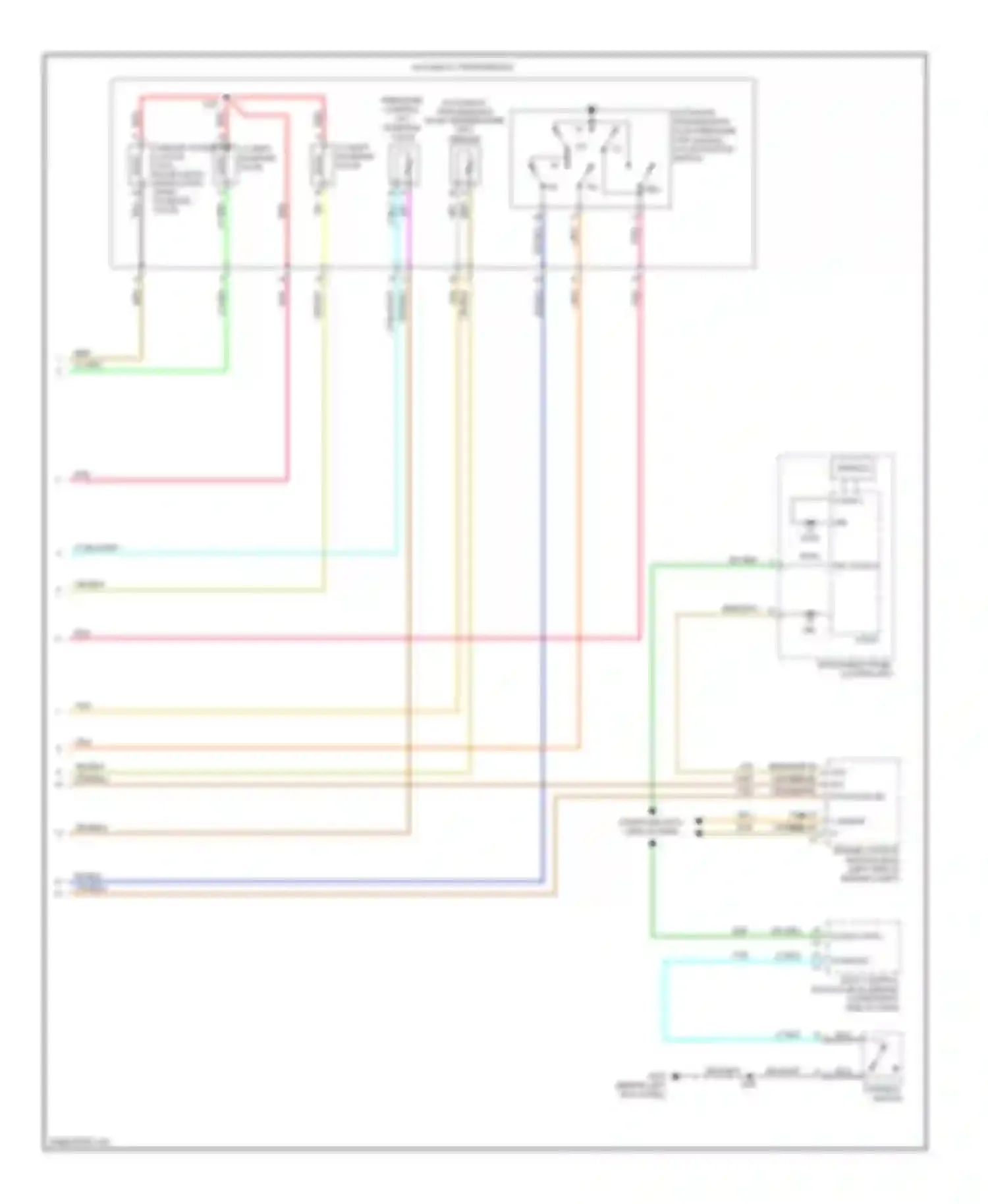 Savana Special G3500 GMC  (1996-2011): 6.6l vin 6, transmission circuit (2 of 2)