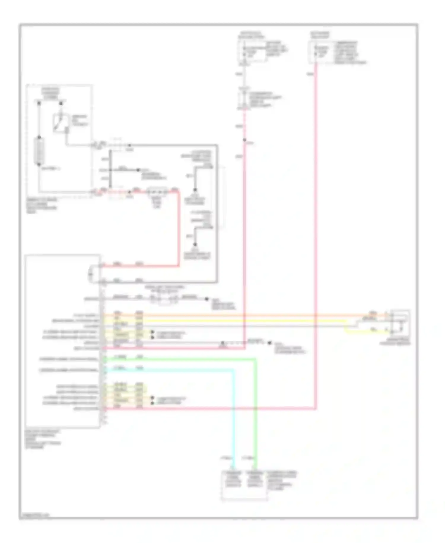 Sierra 1500 HD GMC  (2001-2006): Electronic power steering circuit
