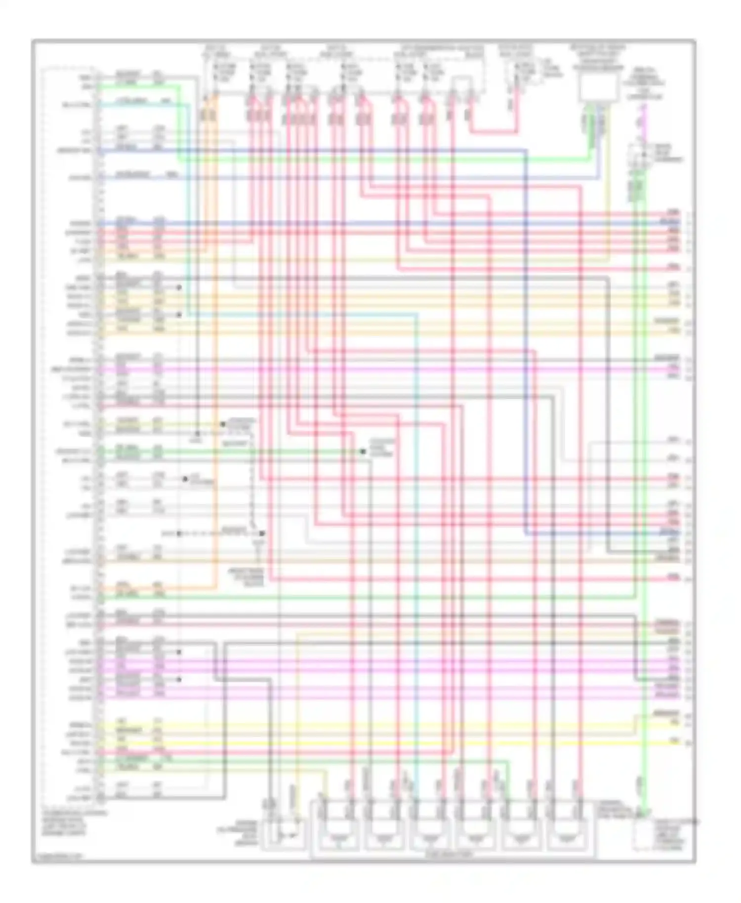 Sierra 1500 HD GMC  (2001-2006): Wiring diagram engine performance 4.3l vin x (1 of 4)