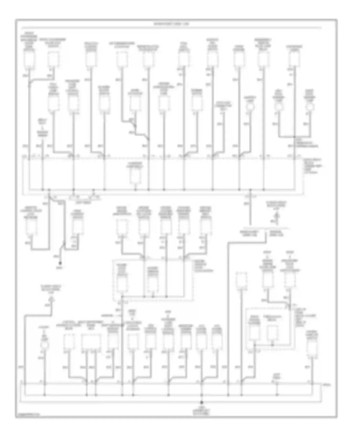 Sierra 1500 HD GMC  (2001-2006): Ground distribution circuit (2 of 4)