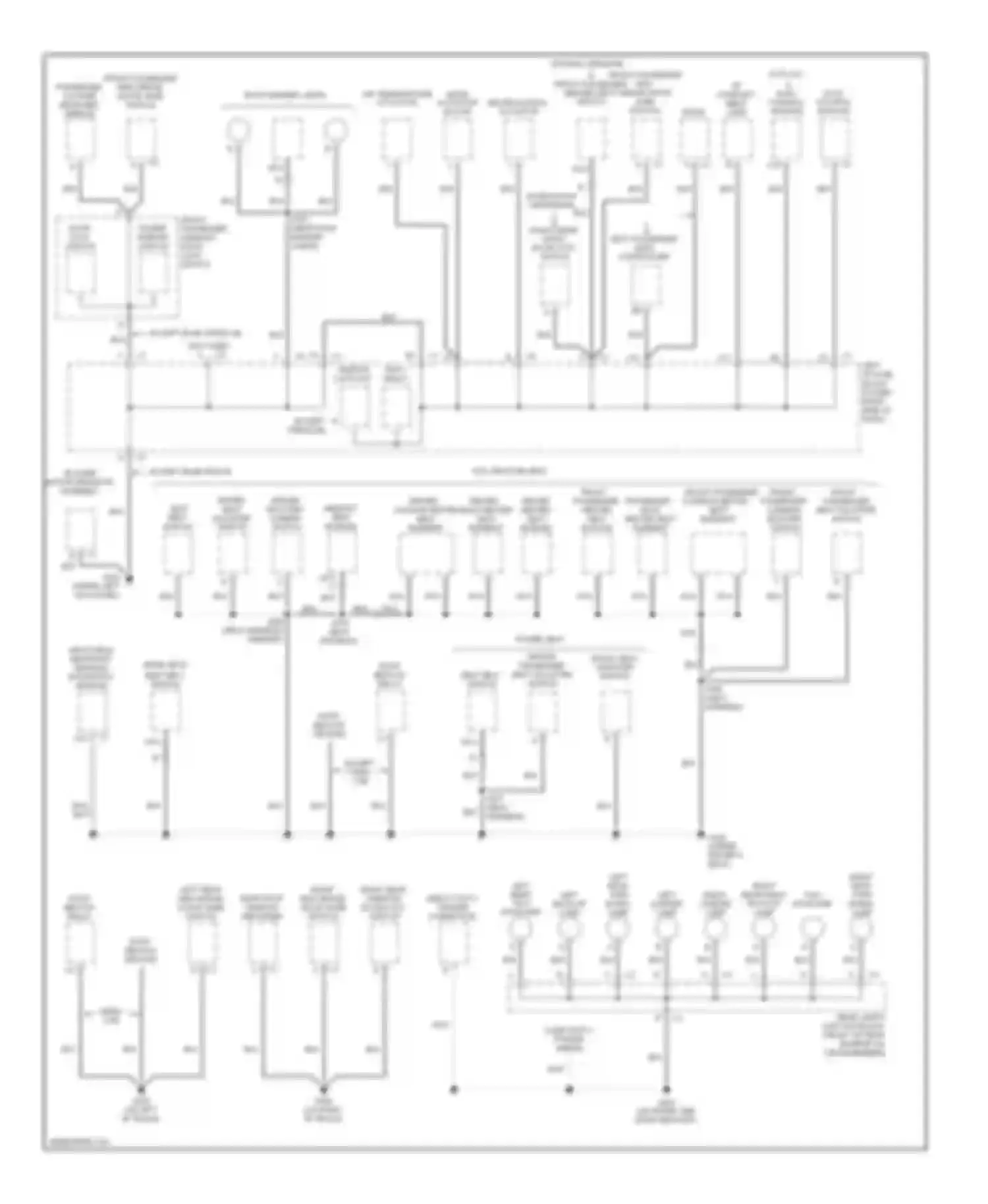 Sierra 1500 HD GMC  (2001-2006): Ground distribution circuit (3 of 4)