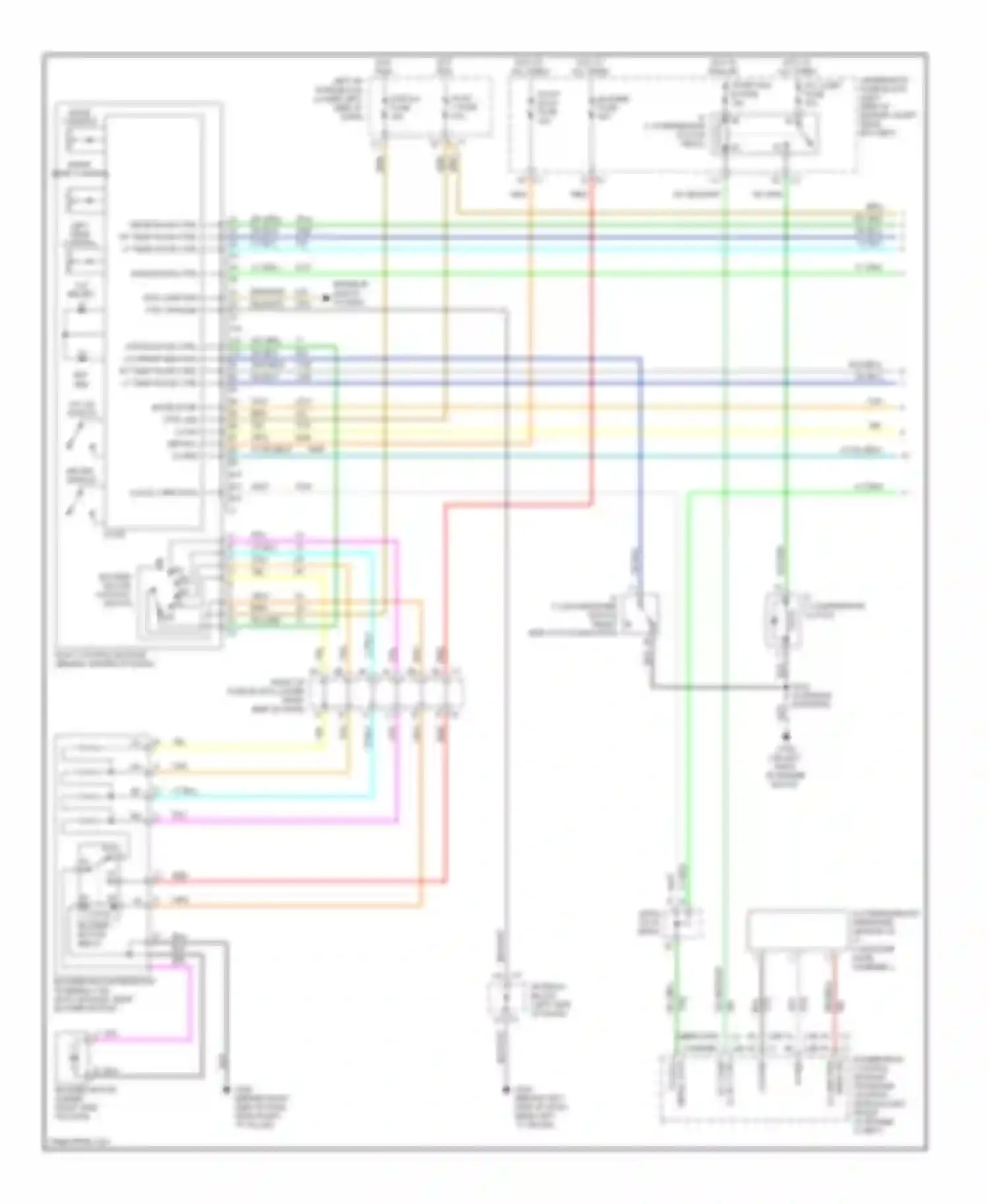Wiring diagram a/c on switch for GMC Sierra 1500 HD  (2001-2006) (2 of 4)