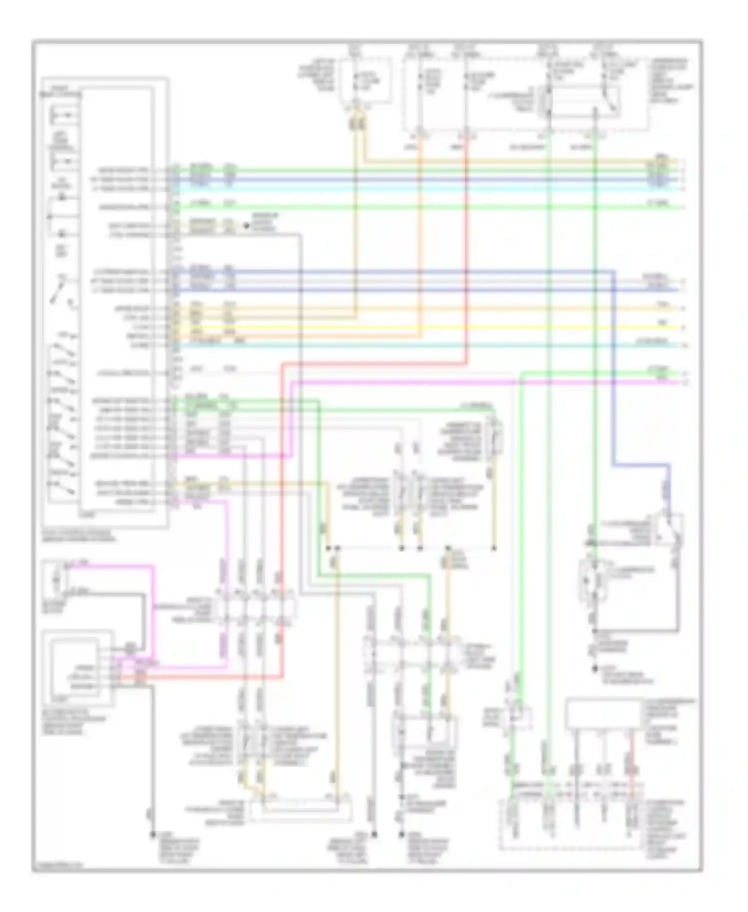 Wiring diagram ambient air temperature sensor (in right front bumper filler assembly for GMC Sierra 1500 HD  (2001-2006) (1 of 3)