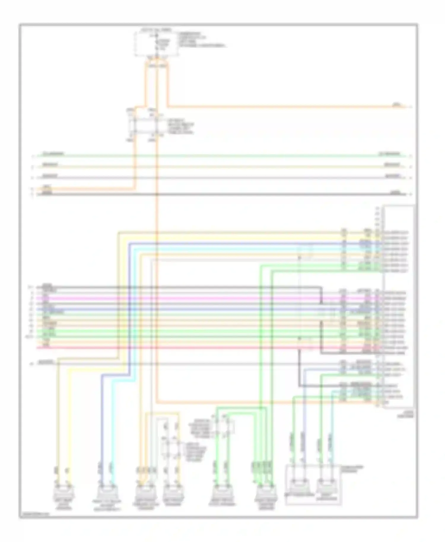 Wiring diagram bare drain wire r spk out- l spk out- b+ for GMC Sierra 1500 HD  (2001-2006) (1 of 4)