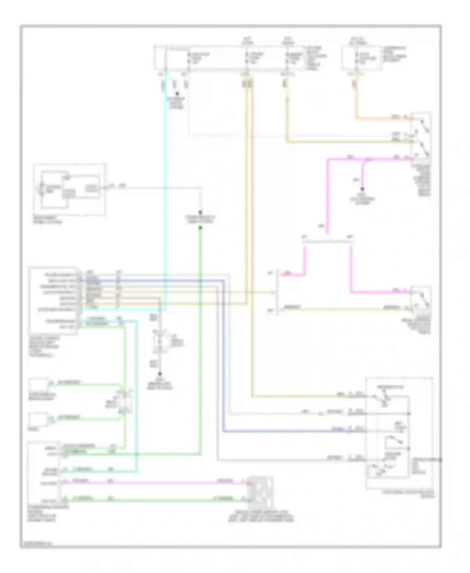 Wiring diagram class 2 data for GMC Sierra 1500 HD  (2001-2006) (1 of 5)