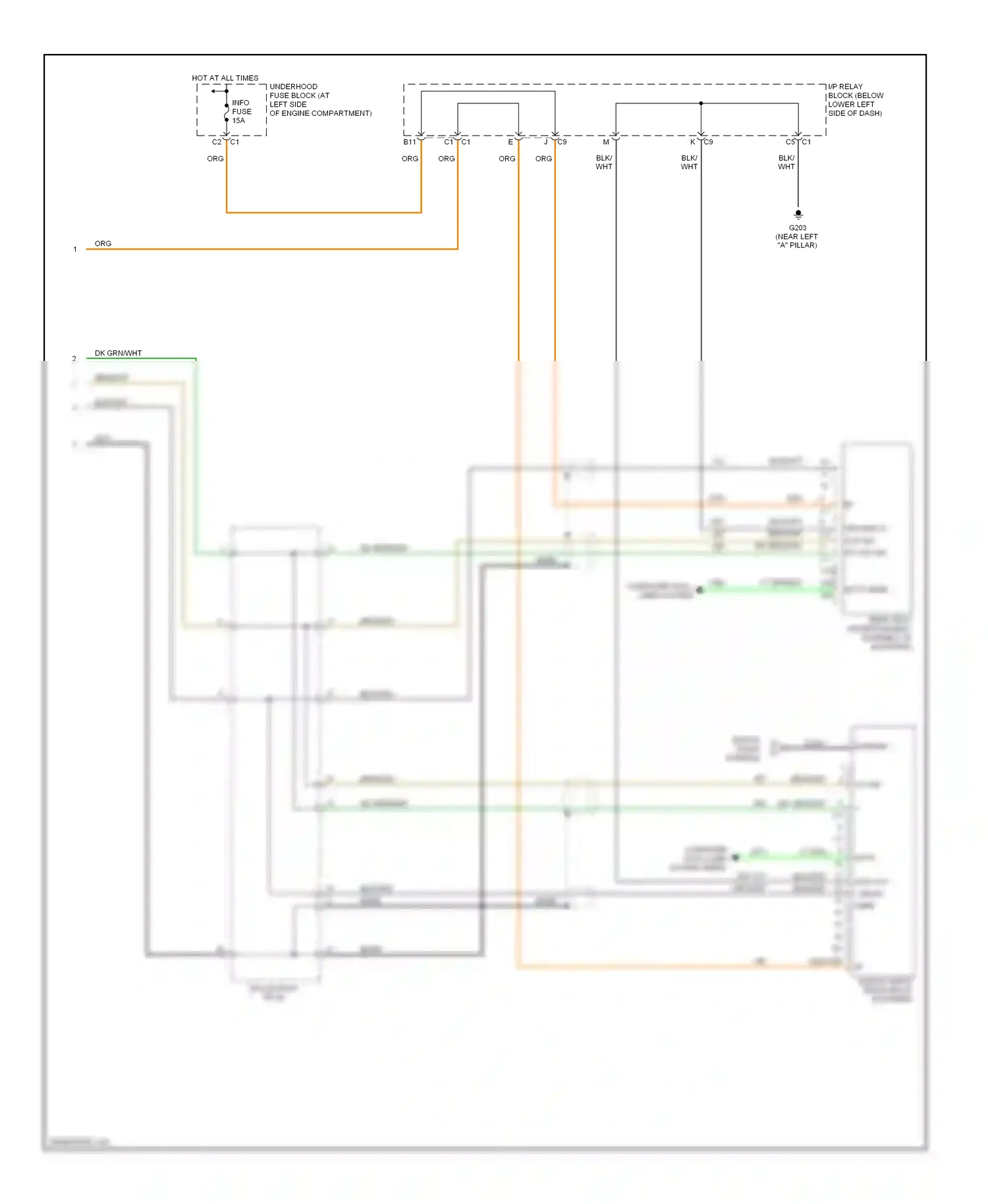 GMC Sierra 1500 HD  (2001-2006) computer data lines system serial data wiring diagram  (1 of 2)