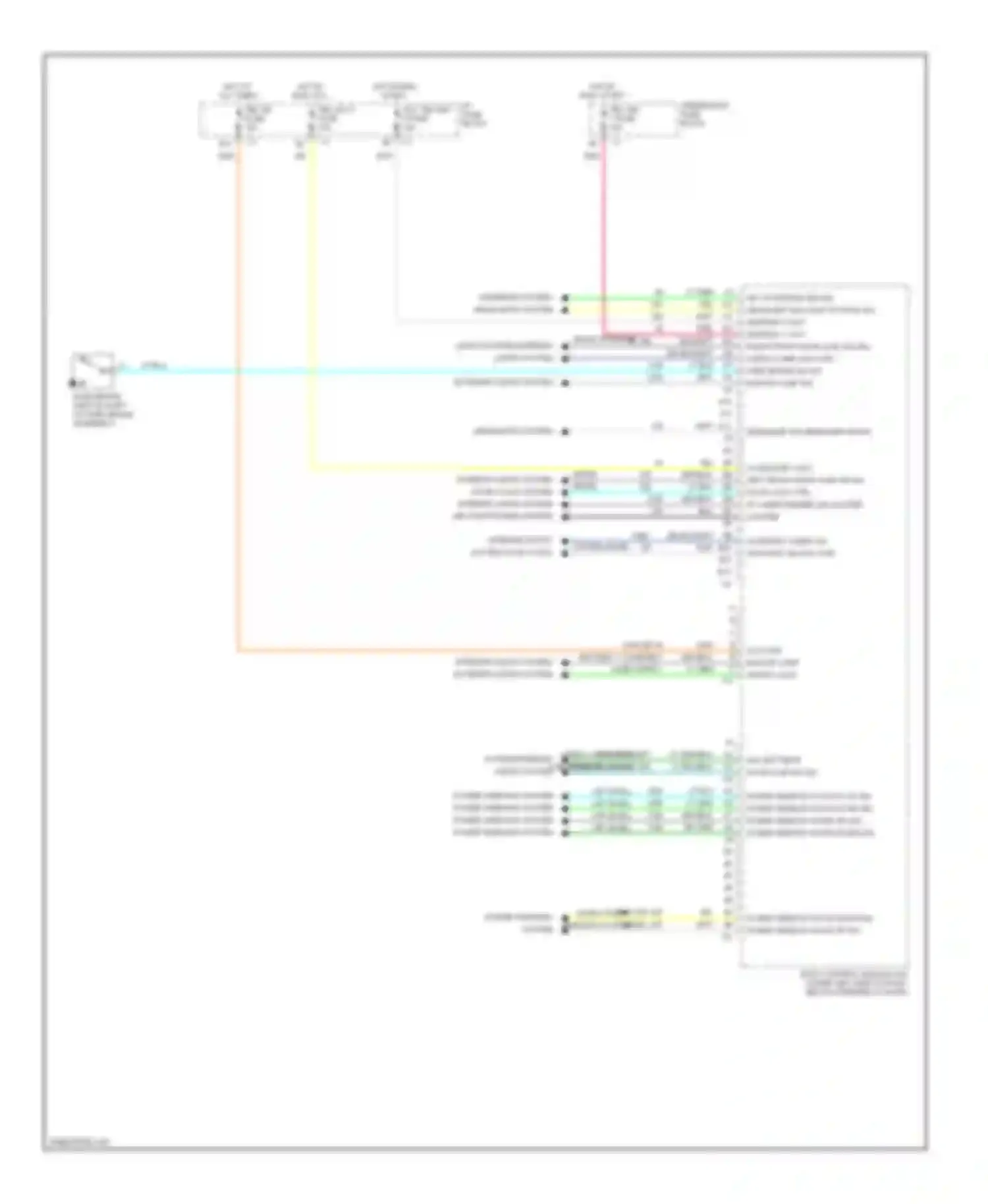 Wiring diagram headlamp sw headlamp on sig for GMC Sierra 1500 HD  (2001-2006) (1 of 1)