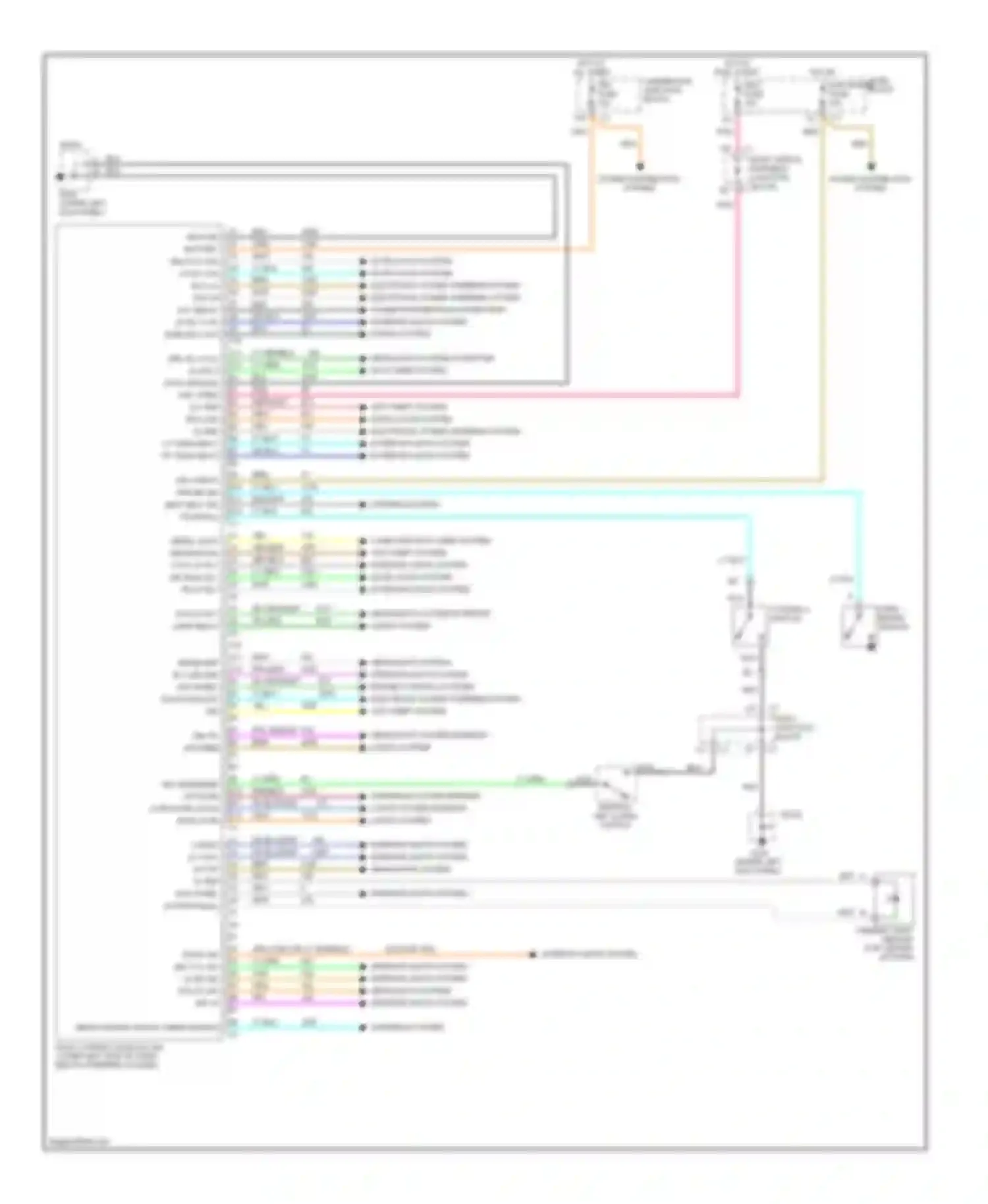 Wiring diagram hot in run, start ign 1 fuse for GMC Sierra 1500 HD  (2001-2006) (1 of 2)