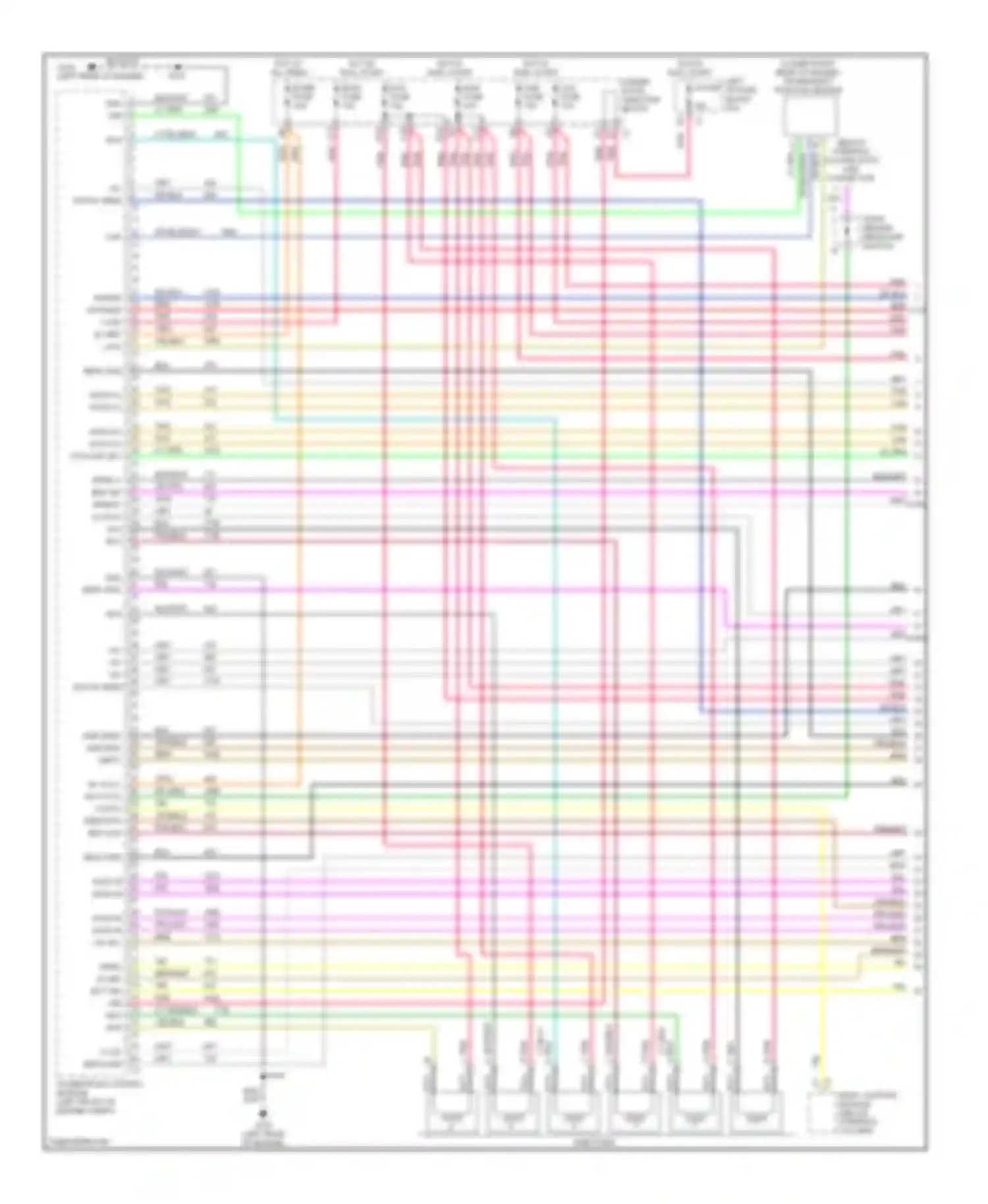 Wiring diagram left i/p fuse block ign 0 fuse for GMC Sierra 1500 HD  (2001-2006) (1 of 5)