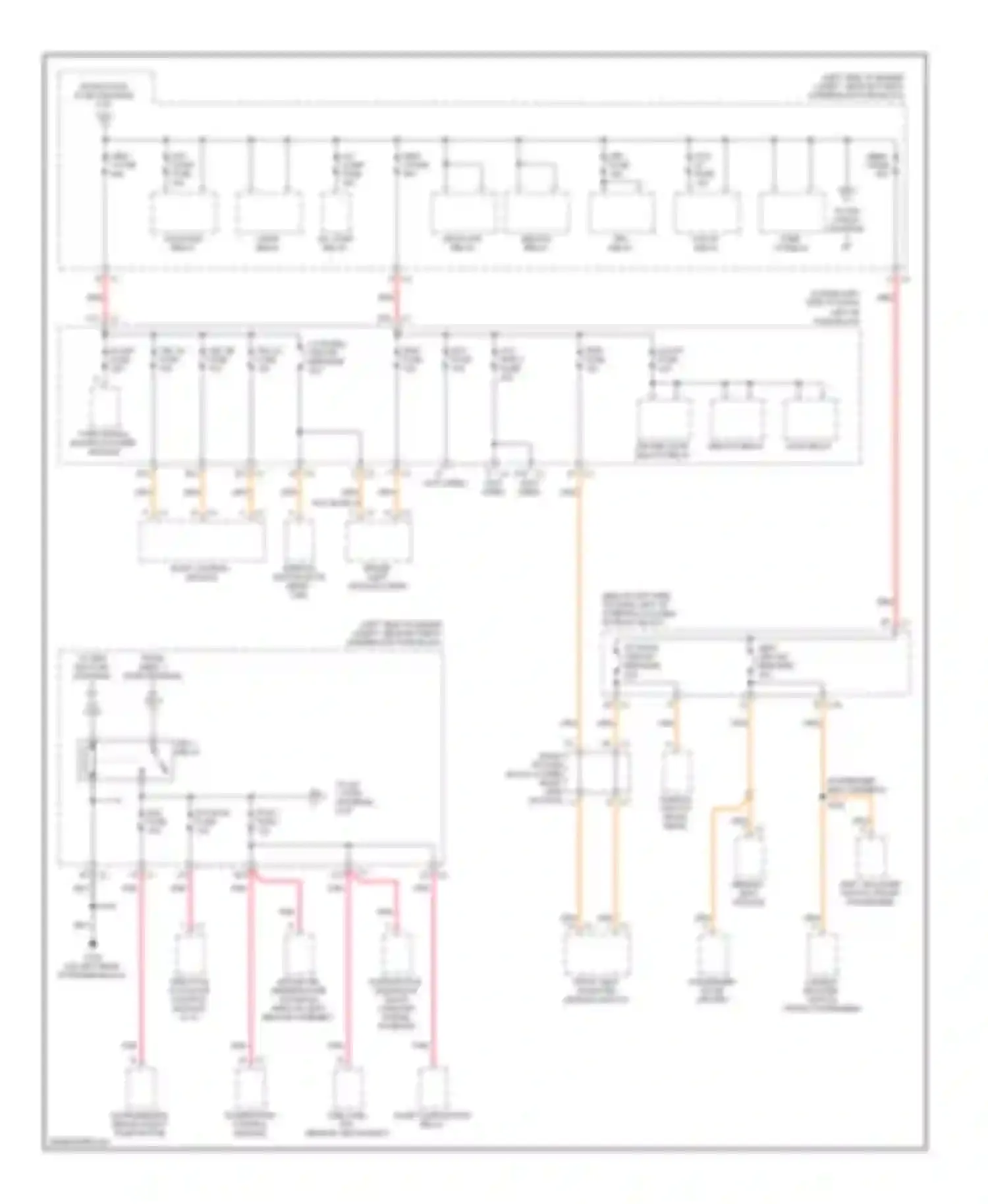 Wiring diagram memory seat module for GMC Sierra 1500 HD  (2001-2006) (1 of 4)
