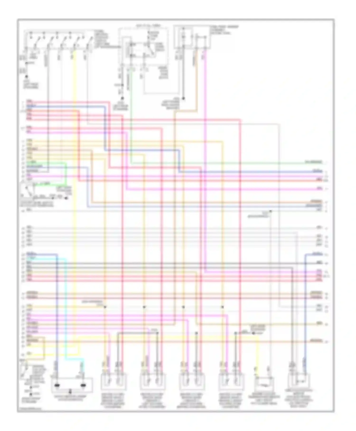 Wiring diagram (right front of engine for GMC Sierra 1500 HD  (2001-2006) (8 of 14)