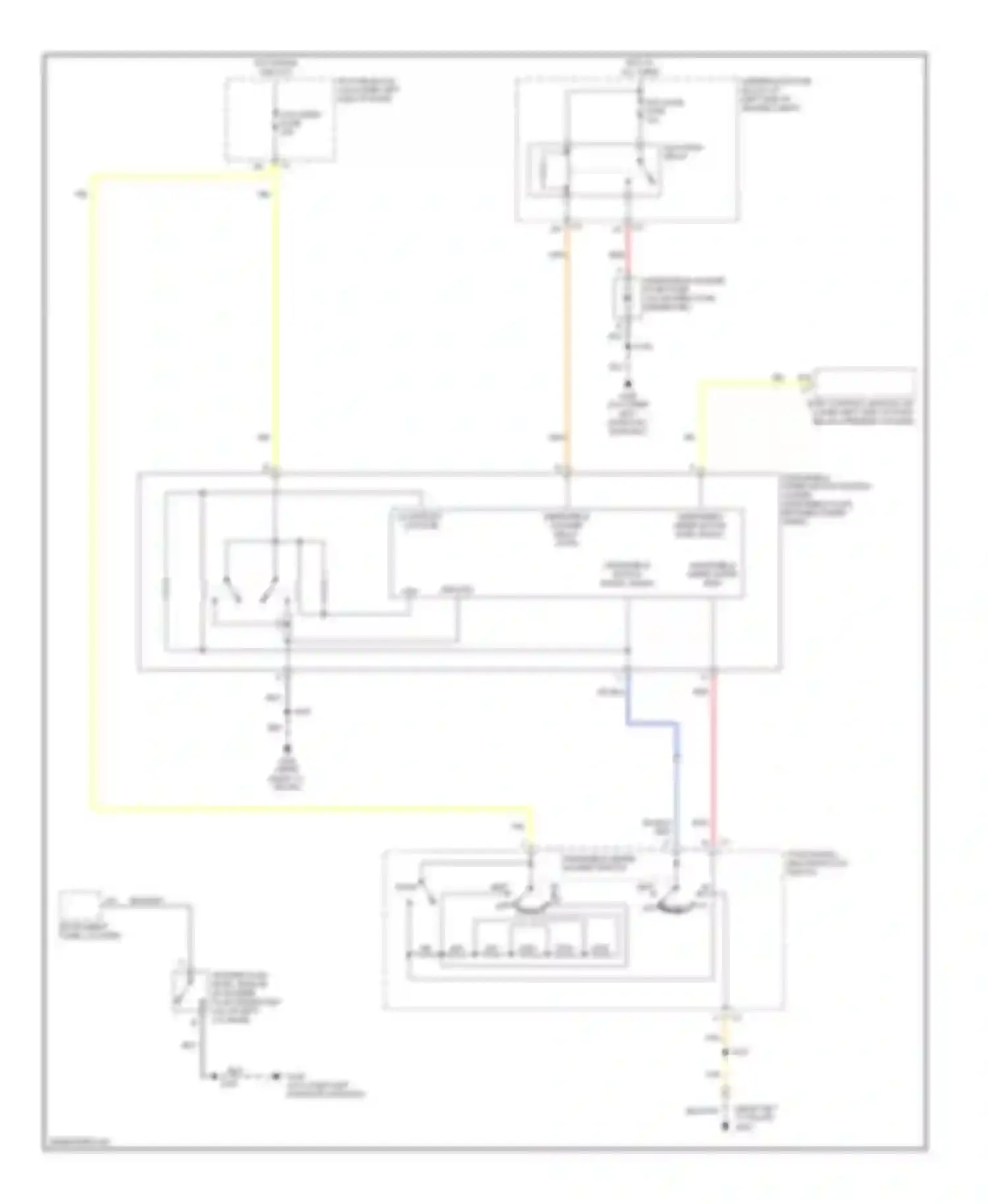 Wiring diagram turn signal/ multifunction switch for GMC Sierra 1500 HD  (2001-2006) (10 of 34)
