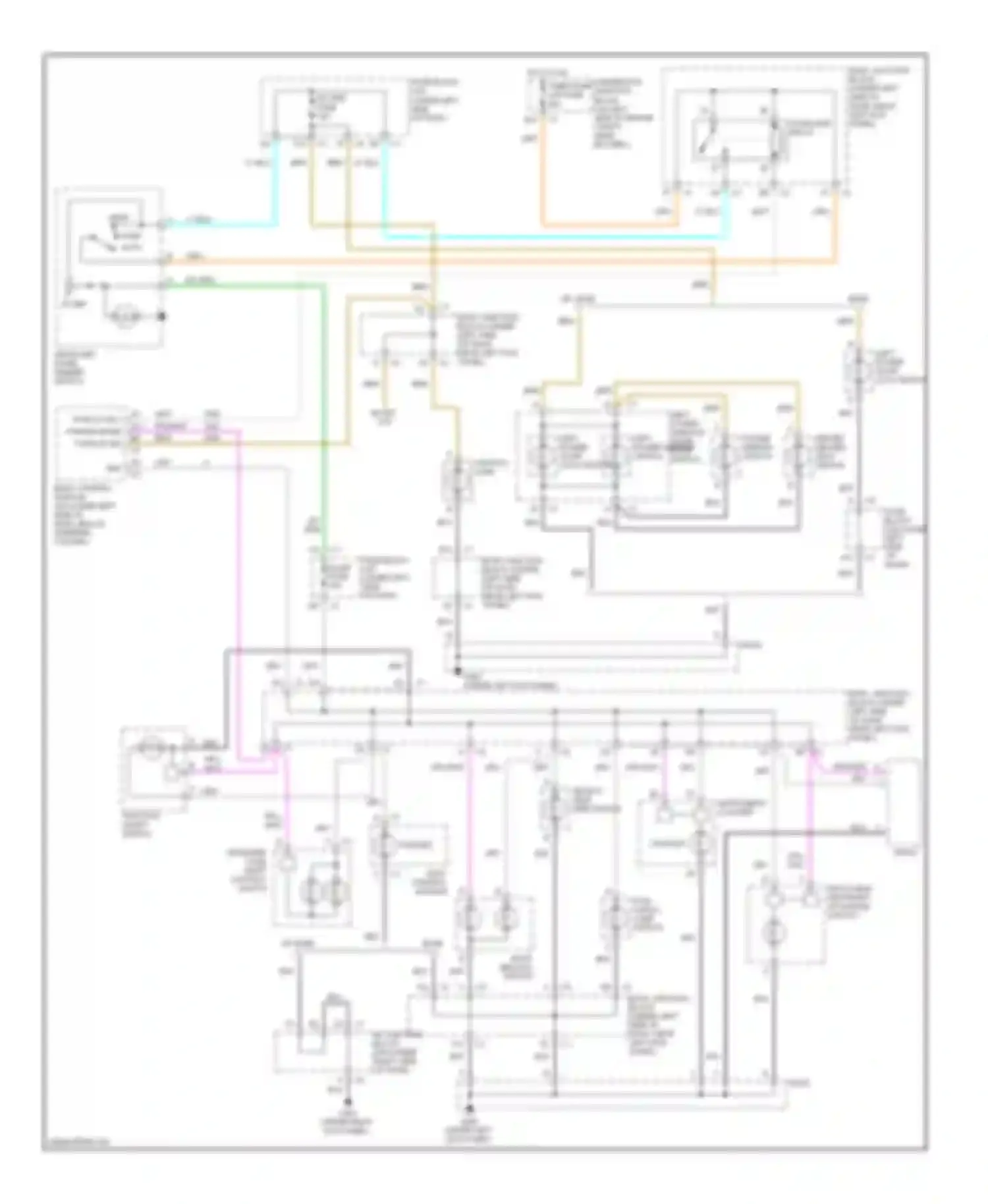 Wiring diagram up level base for GMC Sierra 1500 HD  (2001-2006) (1 of 1)