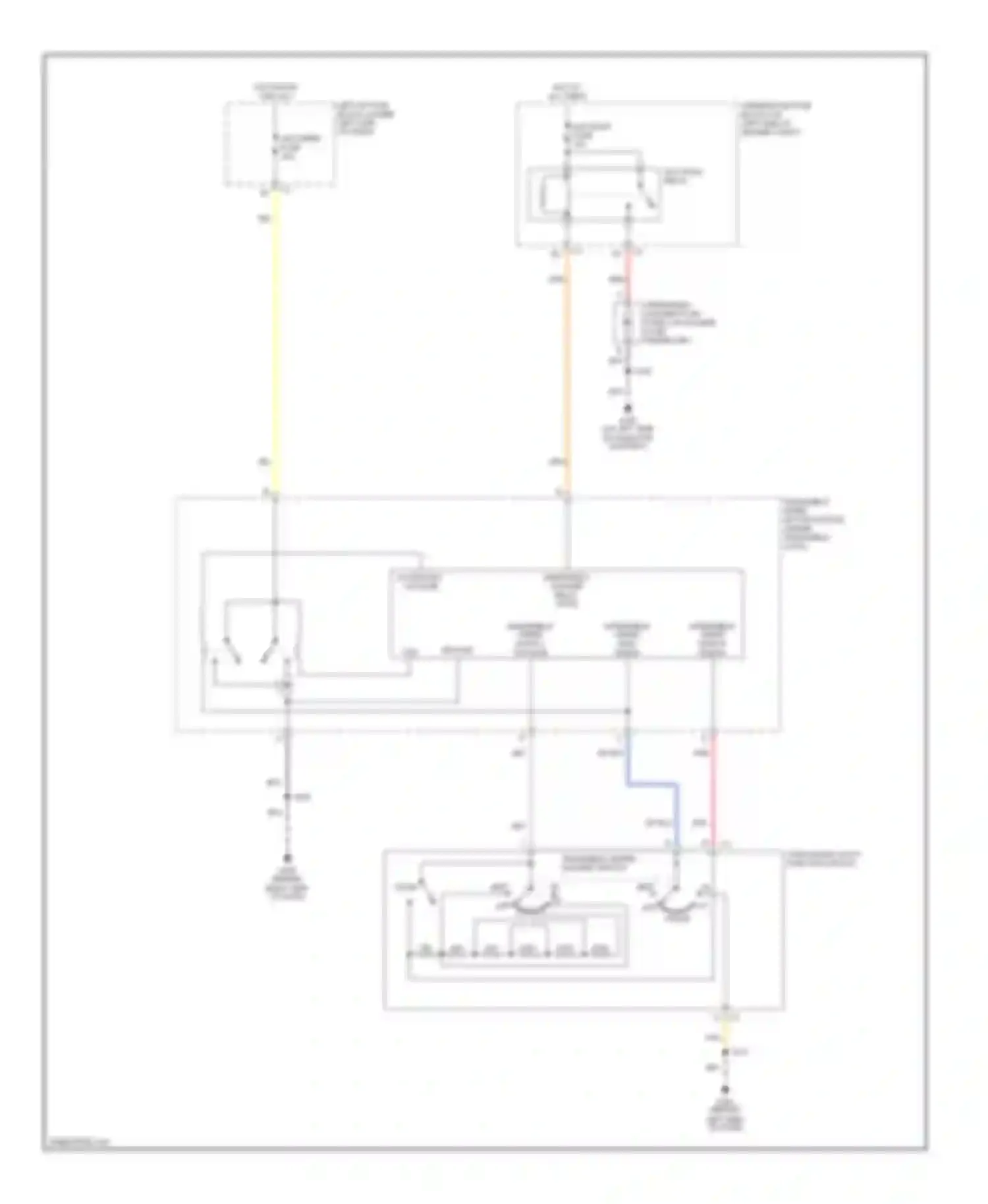 Wiring diagram windshield wiper high signal for GMC Sierra 1500 HD  (2001-2006) (1 of 1)