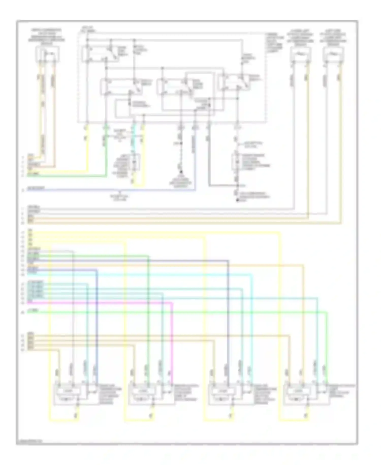 Sierra 1500 GMC  (2000-2012): Automatic a/c circuit (3 of 3)