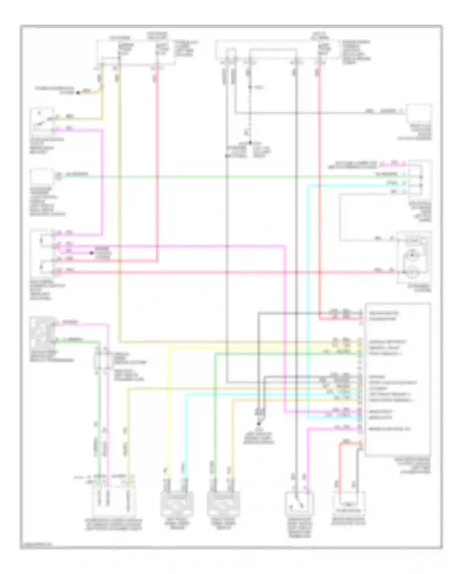 Sierra 1500 GMC  (2000-2012): Anti-lock brake circuits
