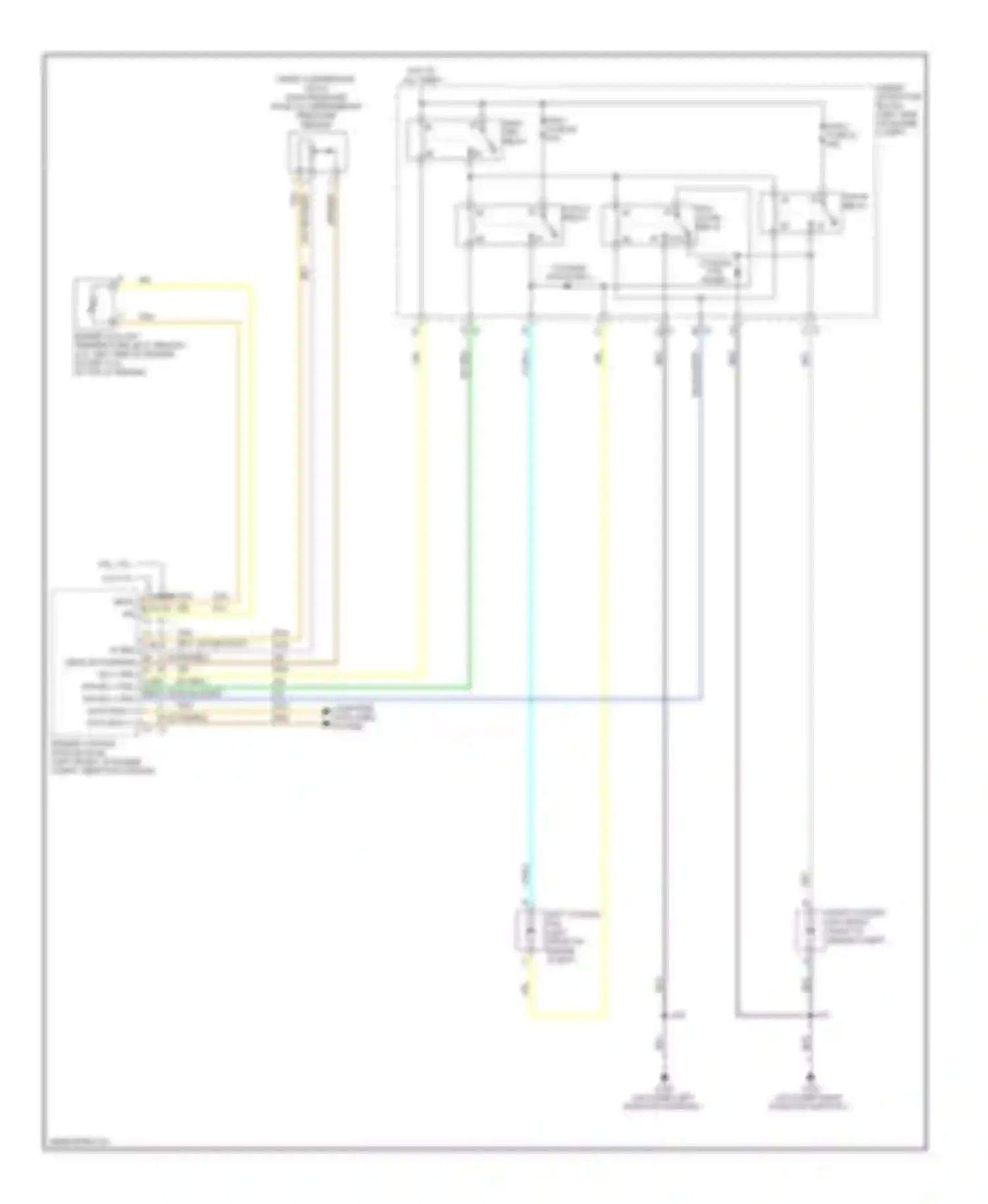Sierra 1500 GMC  (2000-2012): 4.3l vin x, cooling fan circuit