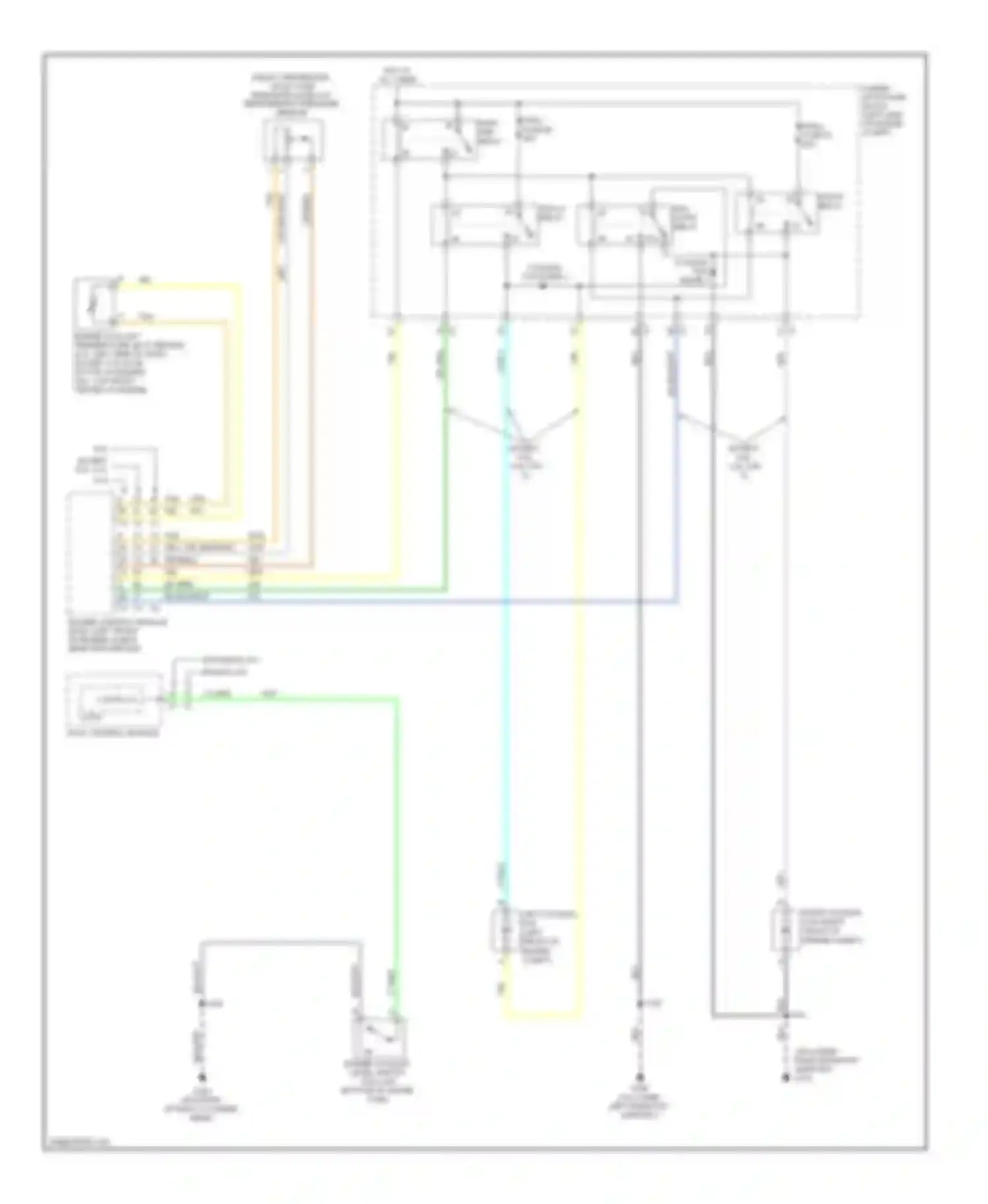 Sierra 1500 GMC  (2000-2012): 4.8l vin c, cooling fan circuit