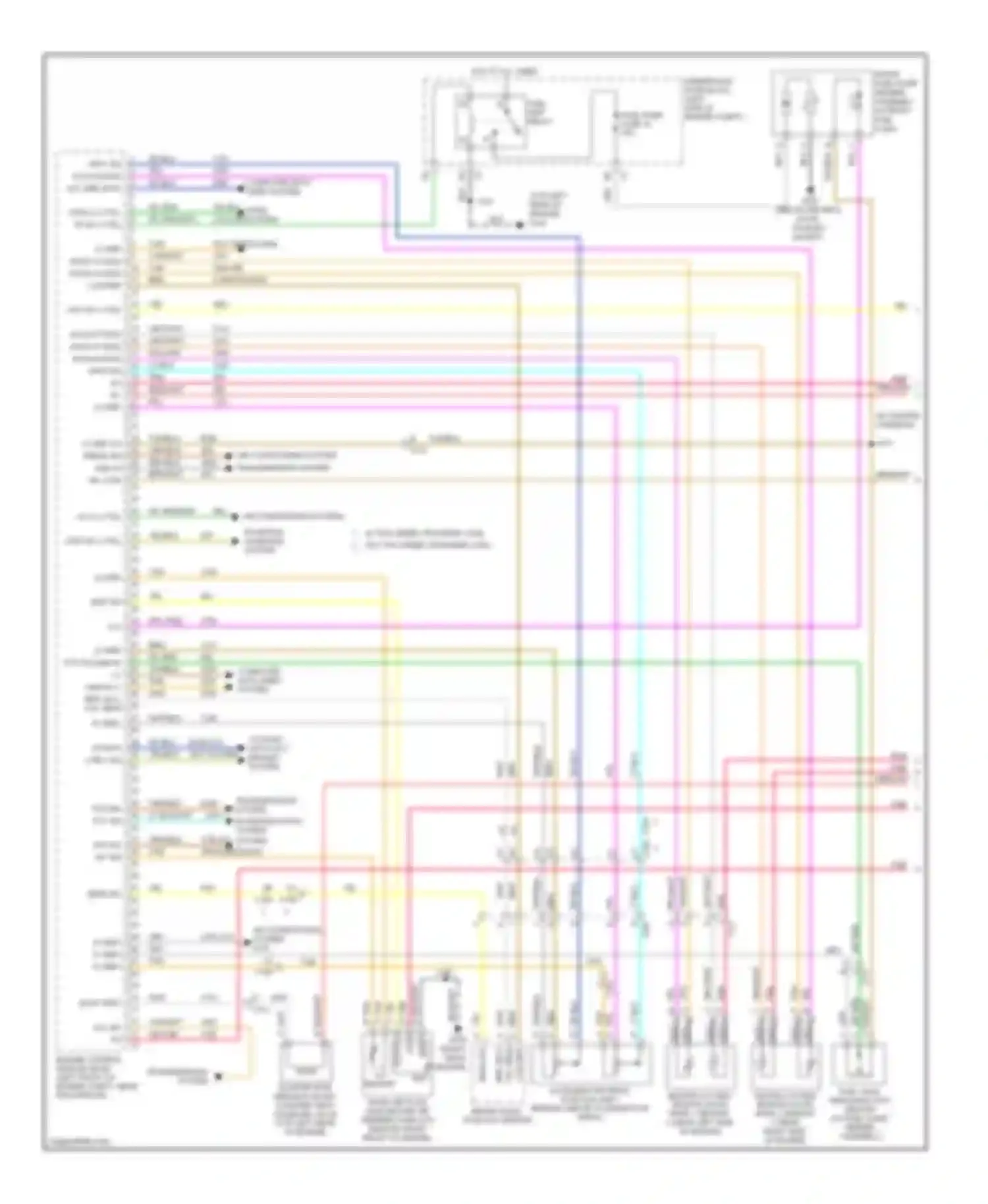 Sierra 1500 GMC  (2000-2012): Wiring diagram engine performance 4.3l vin x (1 of 4)