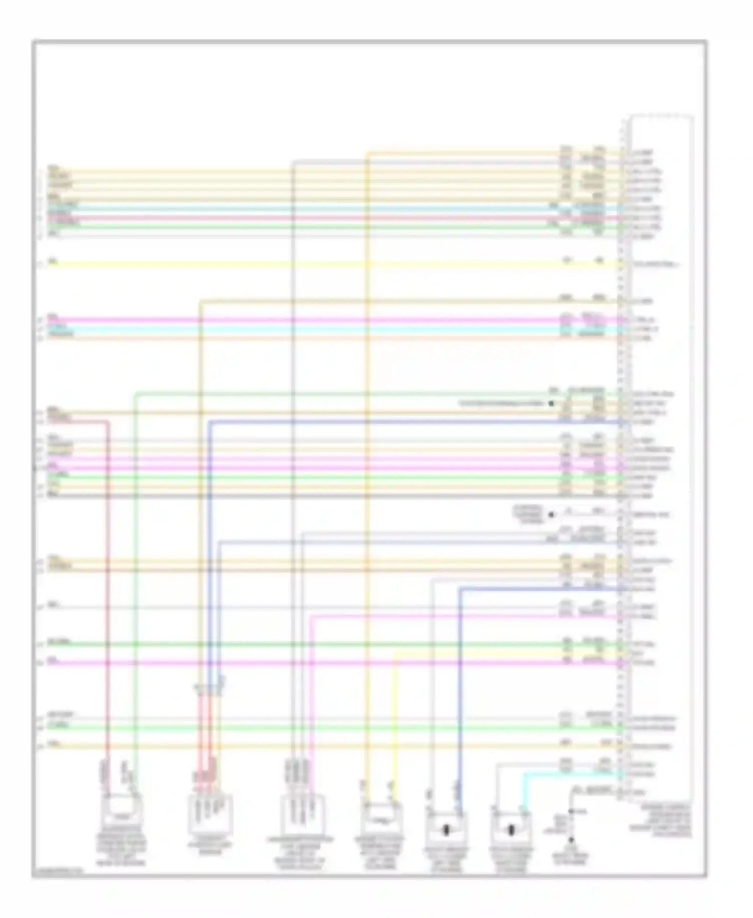 Sierra 1500 GMC  (2000-2012): Wiring diagram engine performance 4.3l vin x (4 of 4)