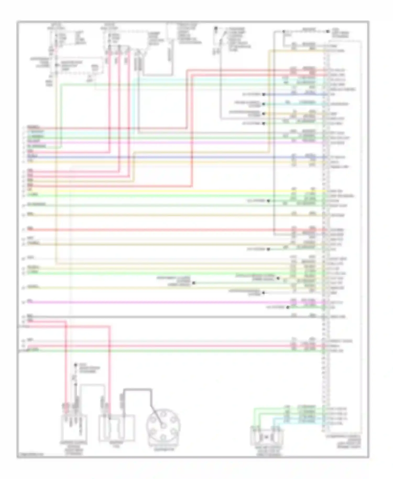 Sierra 1500 GMC  (2000-2012): Wiring diagram engine performance 4.3l vin ws (4 of 4)