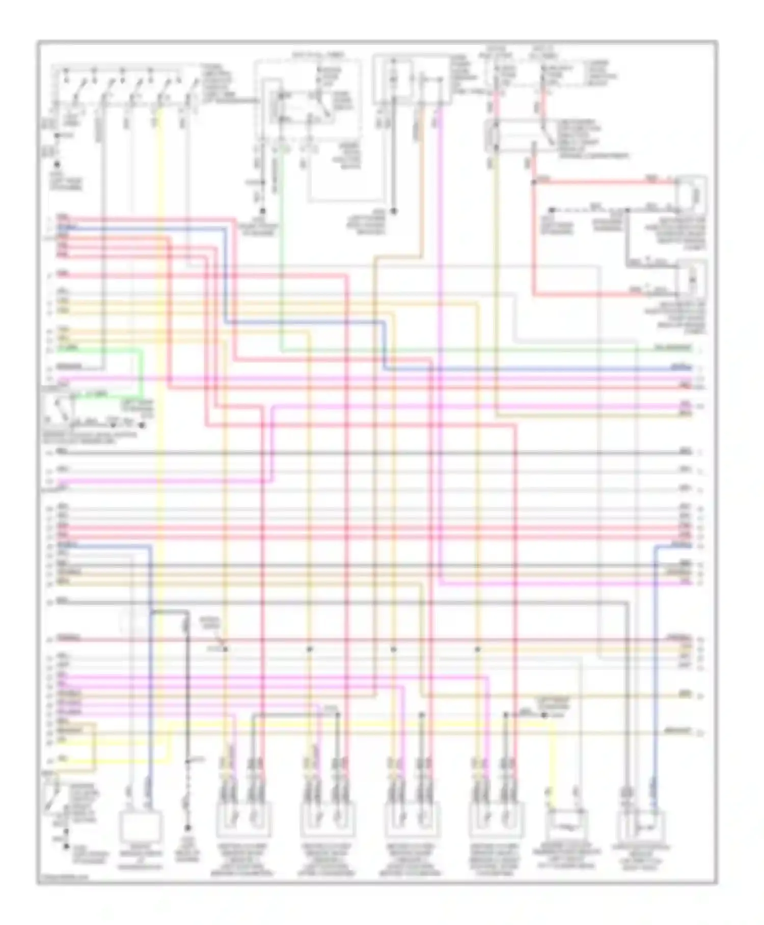 Sierra 1500 GMC  (2000-2012): Wiring diagram engine performance 4.3l vin xs (2 of 4)
