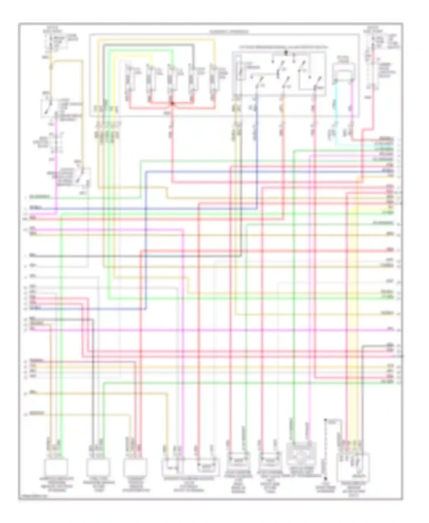 Sierra 1500 GMC  (2000-2012): Wiring diagram engine performance 4.3l vin xs (3 of 4)