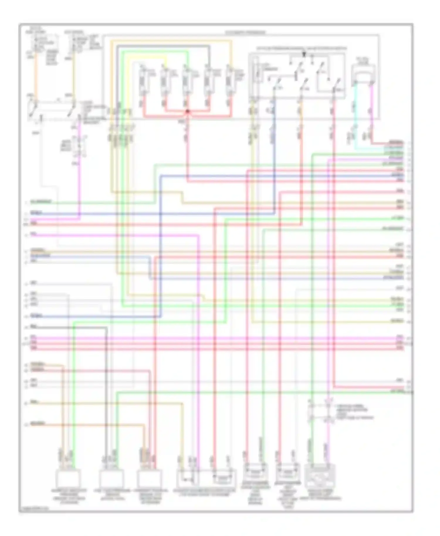 Sierra 1500 GMC  (2000-2012): Wiring diagram engine performance 4.8l vin vs, with isolated grounded
ho2s sensors (3 of 5)