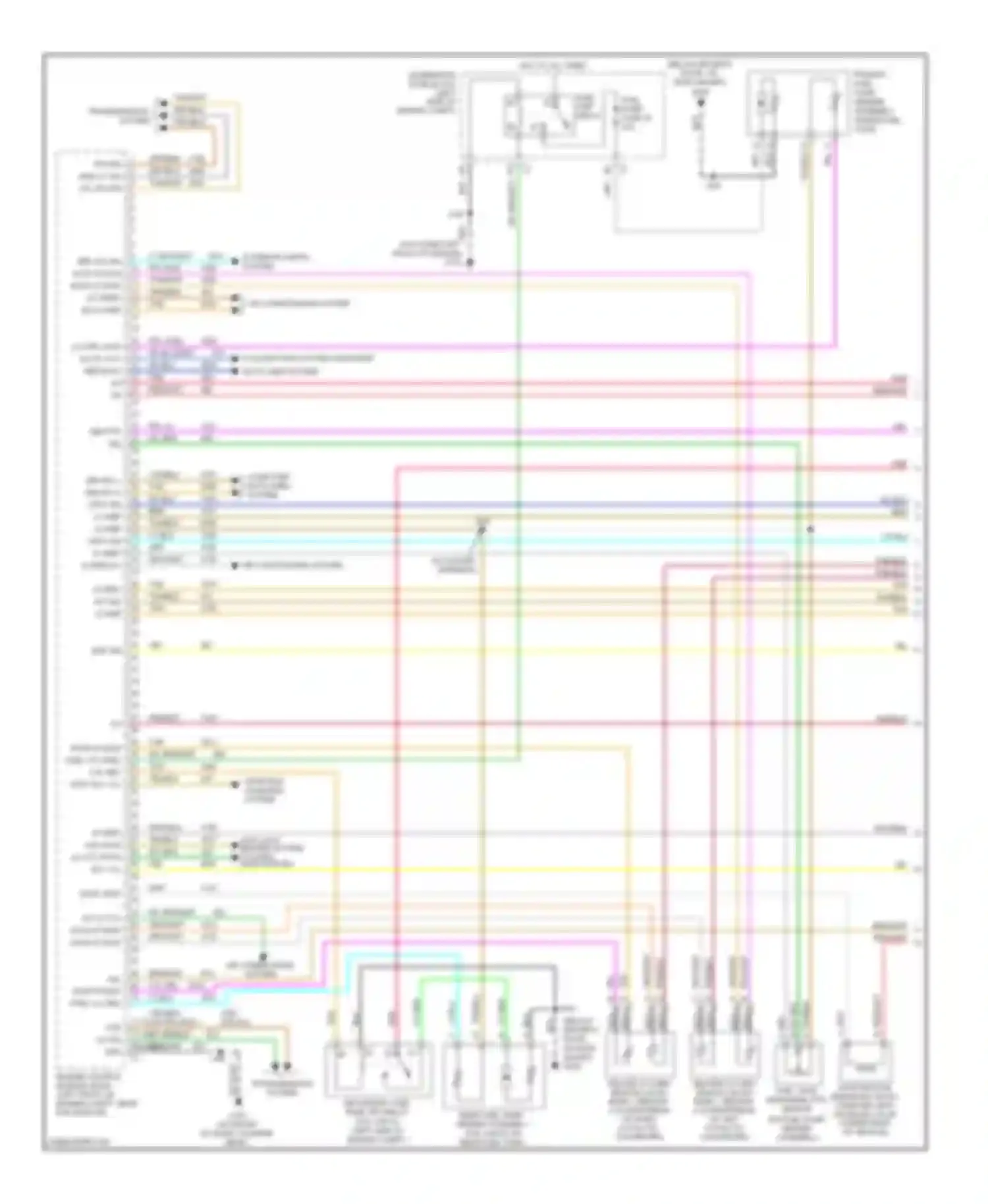 Sierra 1500 GMC  (2000-2012): Wiring diagram engine performance 5.3l vin 0 (1 of 4)
