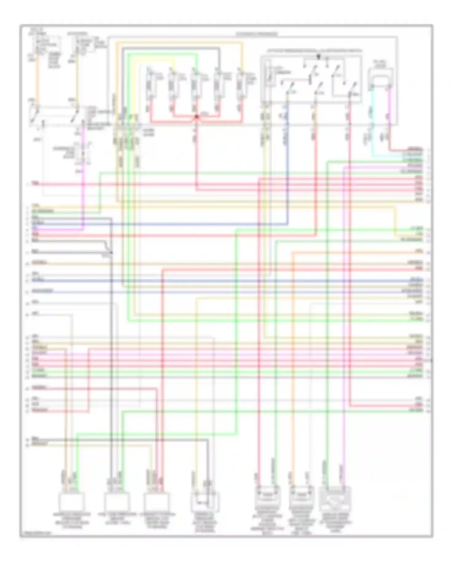Sierra 1500 GMC  (2000-2012): Wiring diagram engine performance 5.3l vin t, except hybrid (3 of 5)