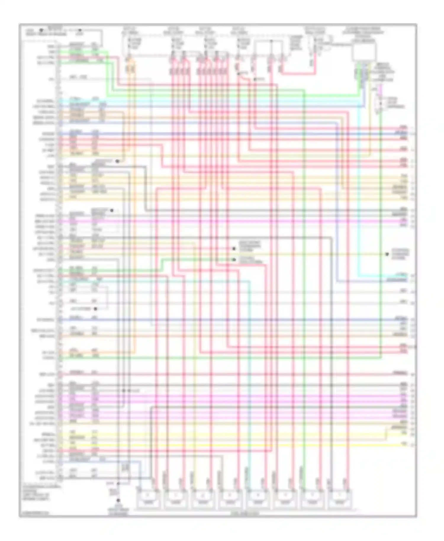 Sierra 1500 GMC  (2000-2012): Wiring diagram engine performance 5.3l vin t, hybrid (1 of 6)