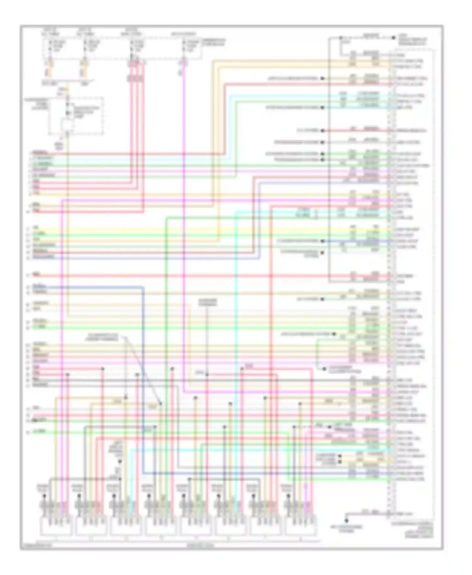 Sierra 1500 GMC  (2000-2012): Wiring diagram engine performance 5.3l vin t, hybrid (6 of 6)