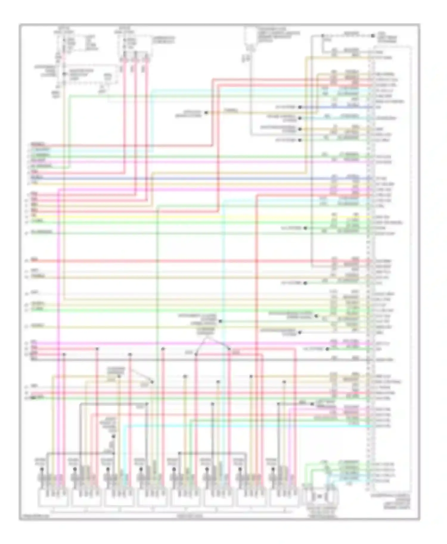 Sierra 1500 GMC  (2000-2012): Wiring diagram engine performance 5.3l vin ts, with isolated grounded
ho2s sensors (5 of 5)